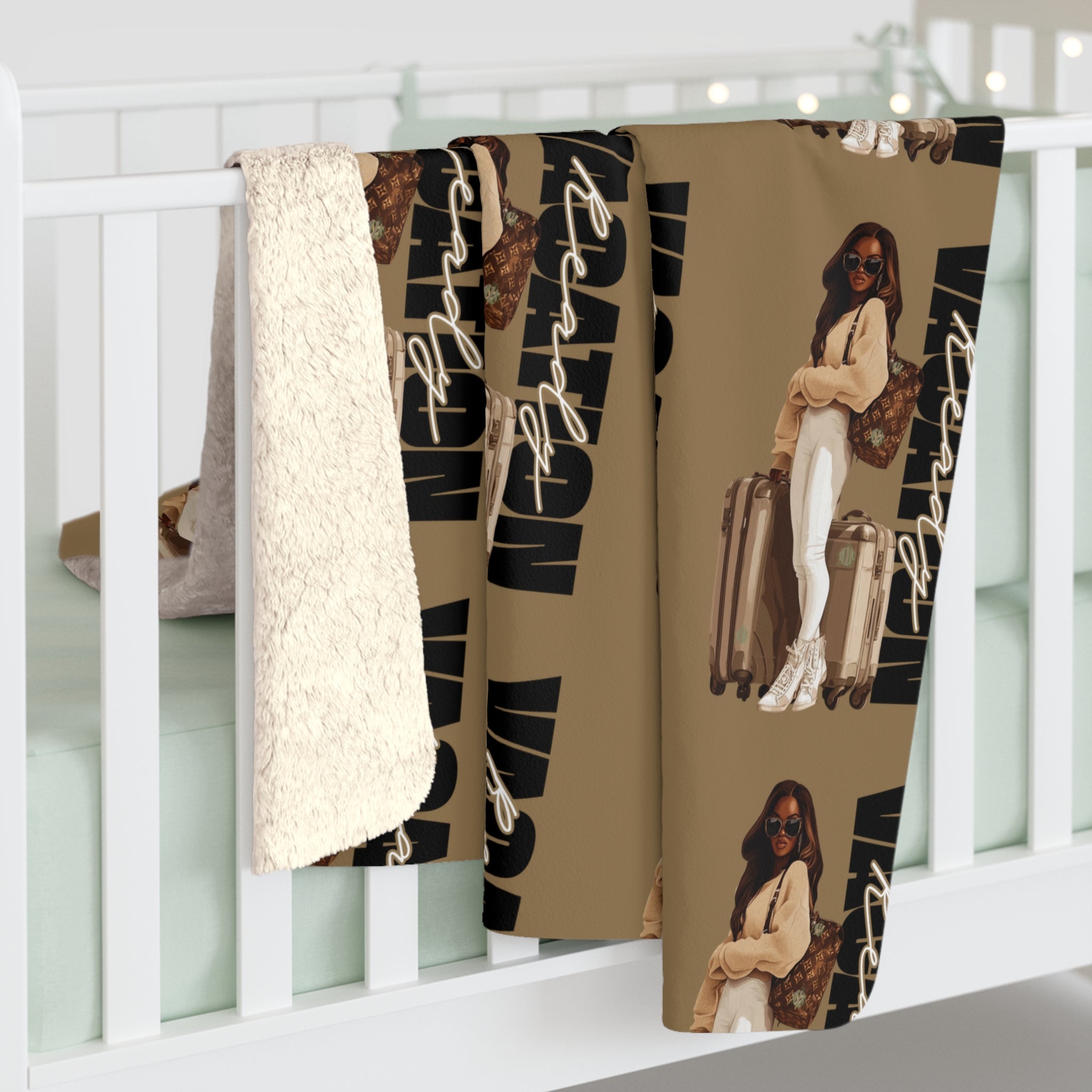 Vacation Ready Sherpa Fleece Blanket