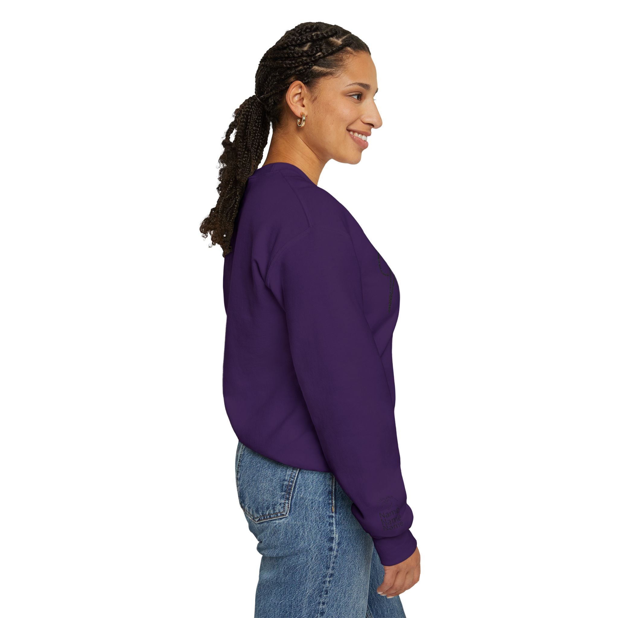 Mom Est. Year Embroidered Customizable Crewneck Sweatshirt