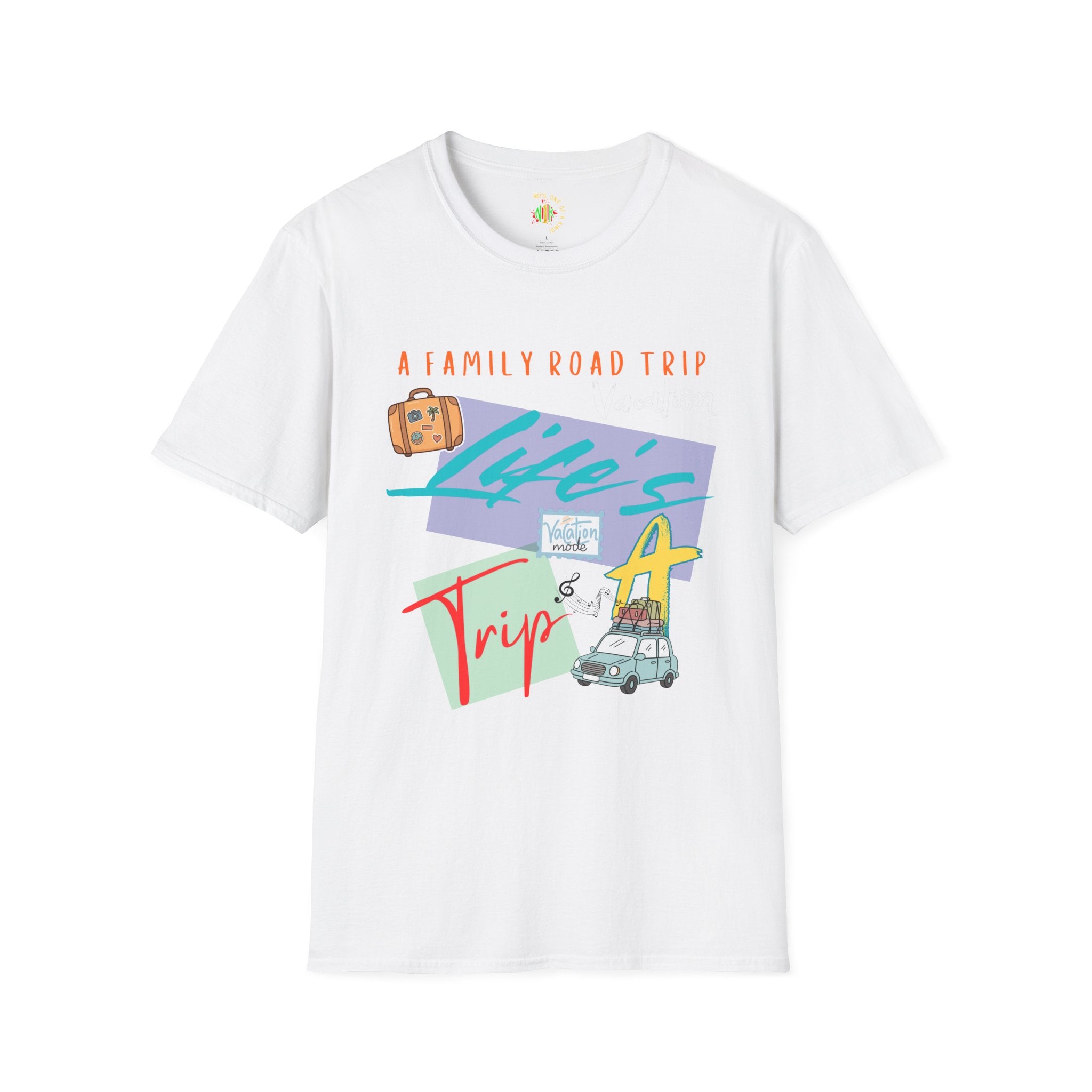 Road Trip T-Shirt — "Life's a Trip" Retro Family Travel Graphic