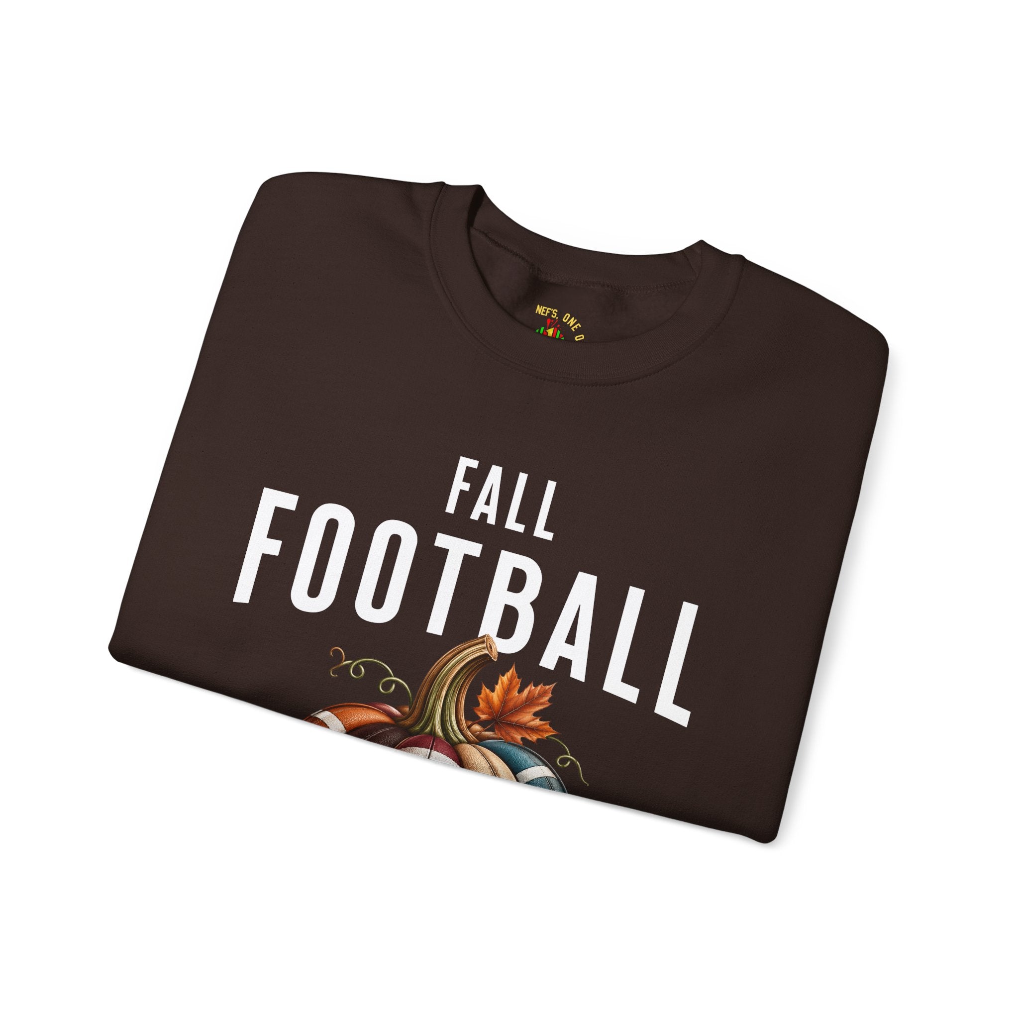 Fall Football Pumpkin Season Crewneck Sweatshirt