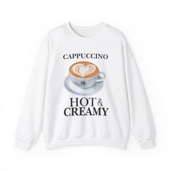 Creamy Sweatshirt Unisex Heavy Blend™ Crewneck Sweatshirt Cappuccino Hot
