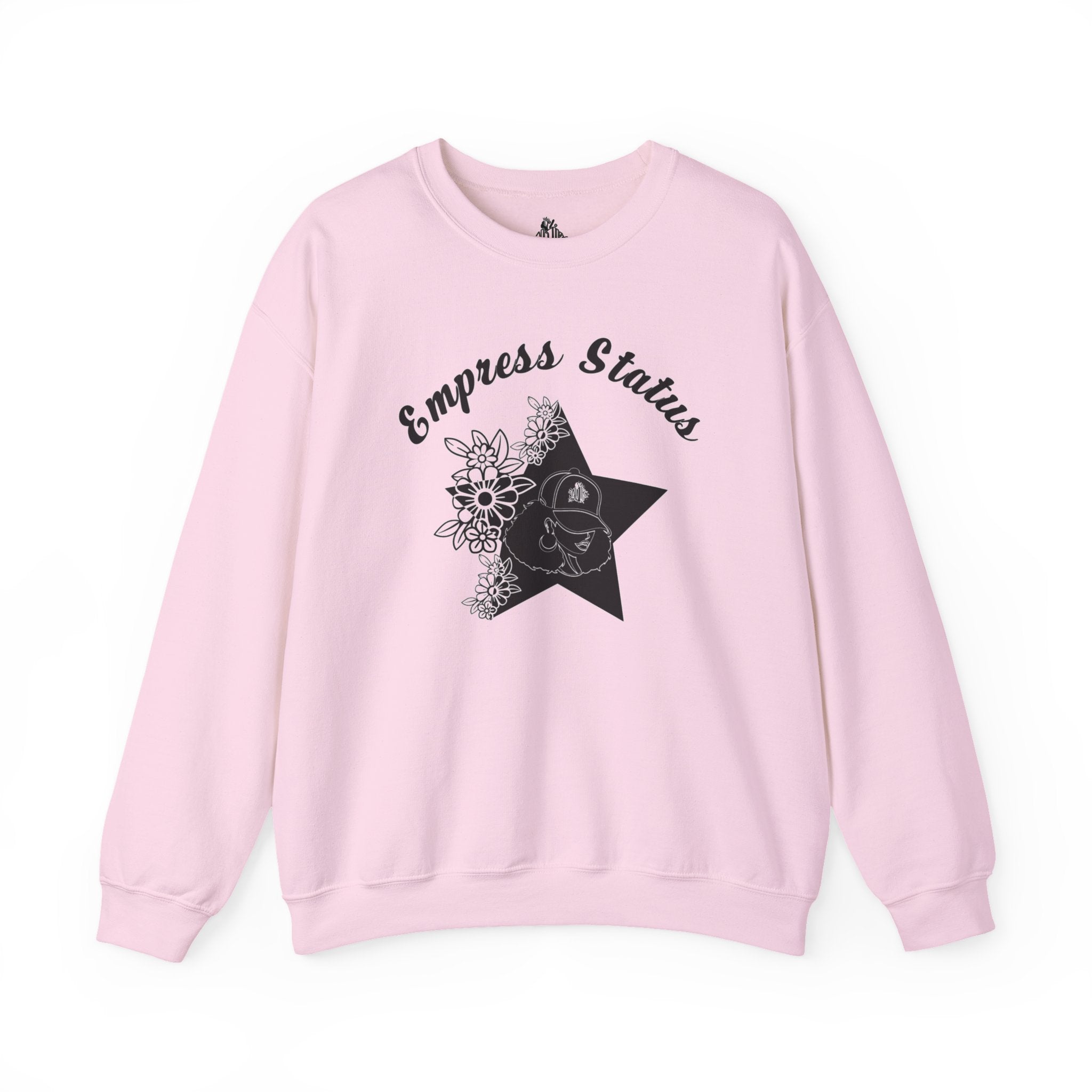 Empress Black Girl Floral Status Unisex Sweatshirt