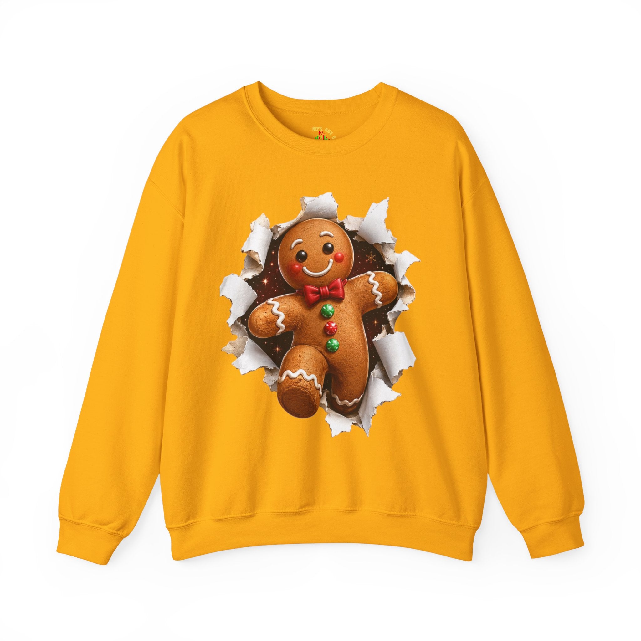 Gingerbread Man Christmas Crewneck Sweatshirt