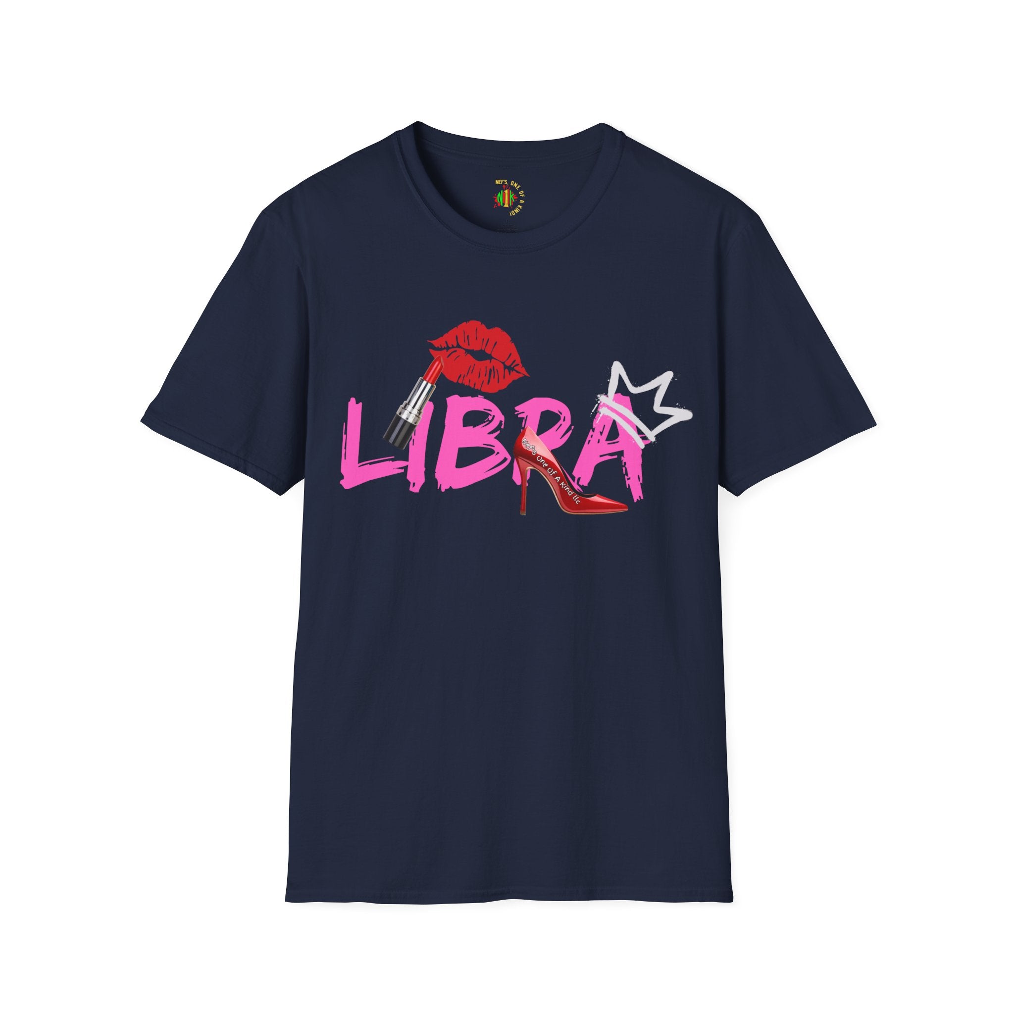 Libra Lipstick Tee — Zodiac Libra Graphic T-Shirt