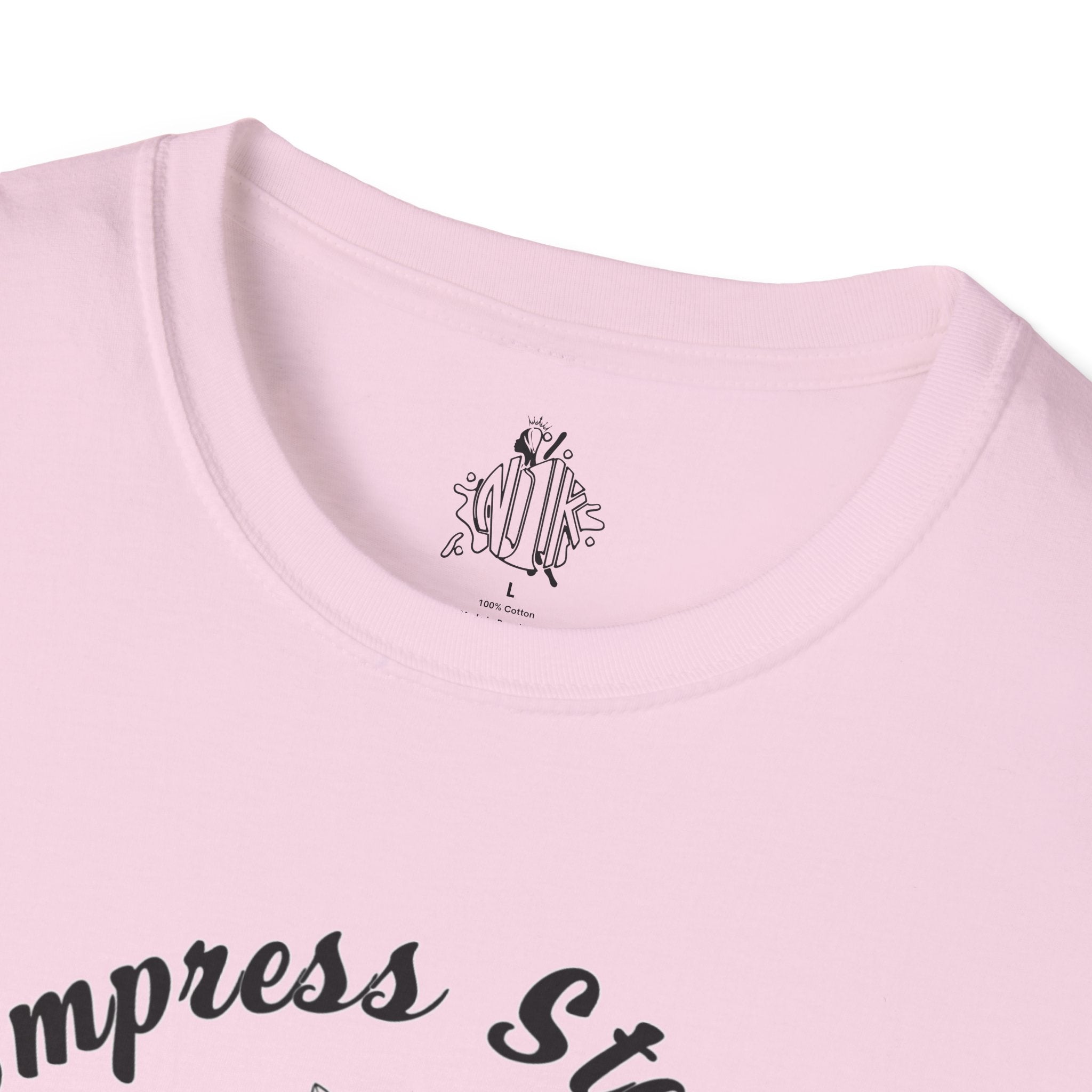 Empress Black Girl Floral Status T-shirt