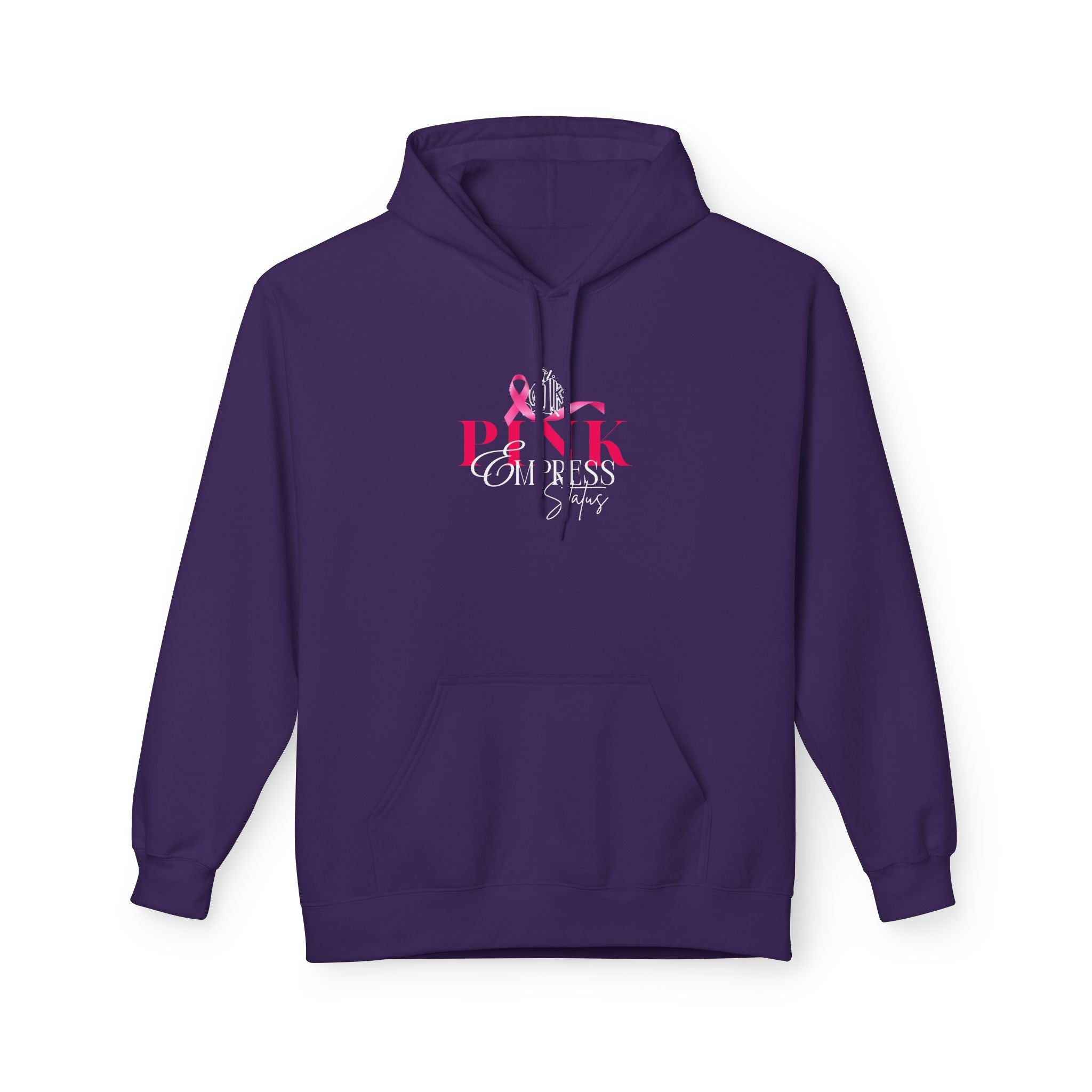 N1K Empress Status Pink Ribbon Breast Cancer Awareness Hoodie — PINK Breast Cancer Support Pullover