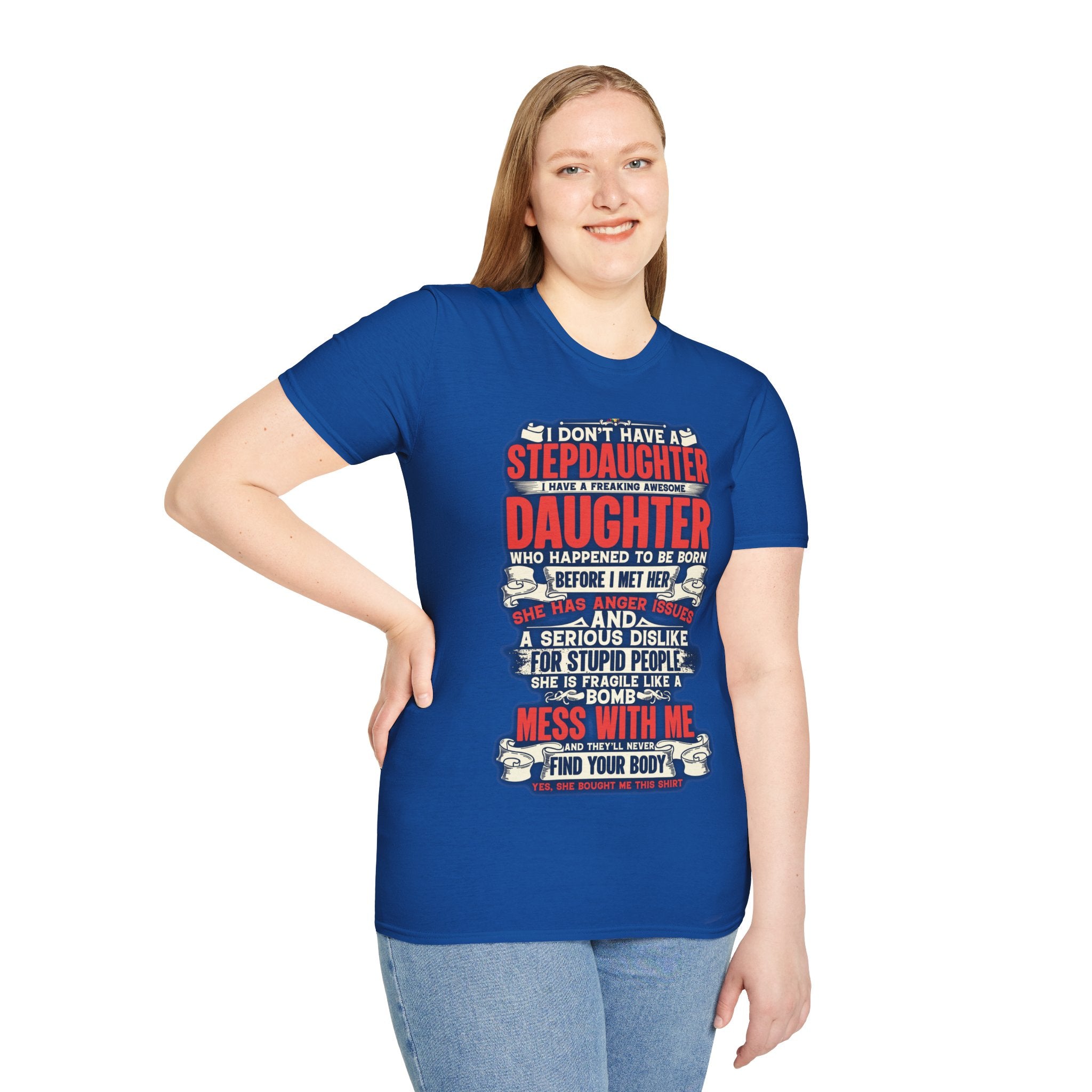 The love of a stepdaughter from a Stepfather Short Sleeve Tee