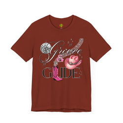 Groove and Glide Graphic Tee - Unisex Short Sleeve T-Shirt for Music Lovers