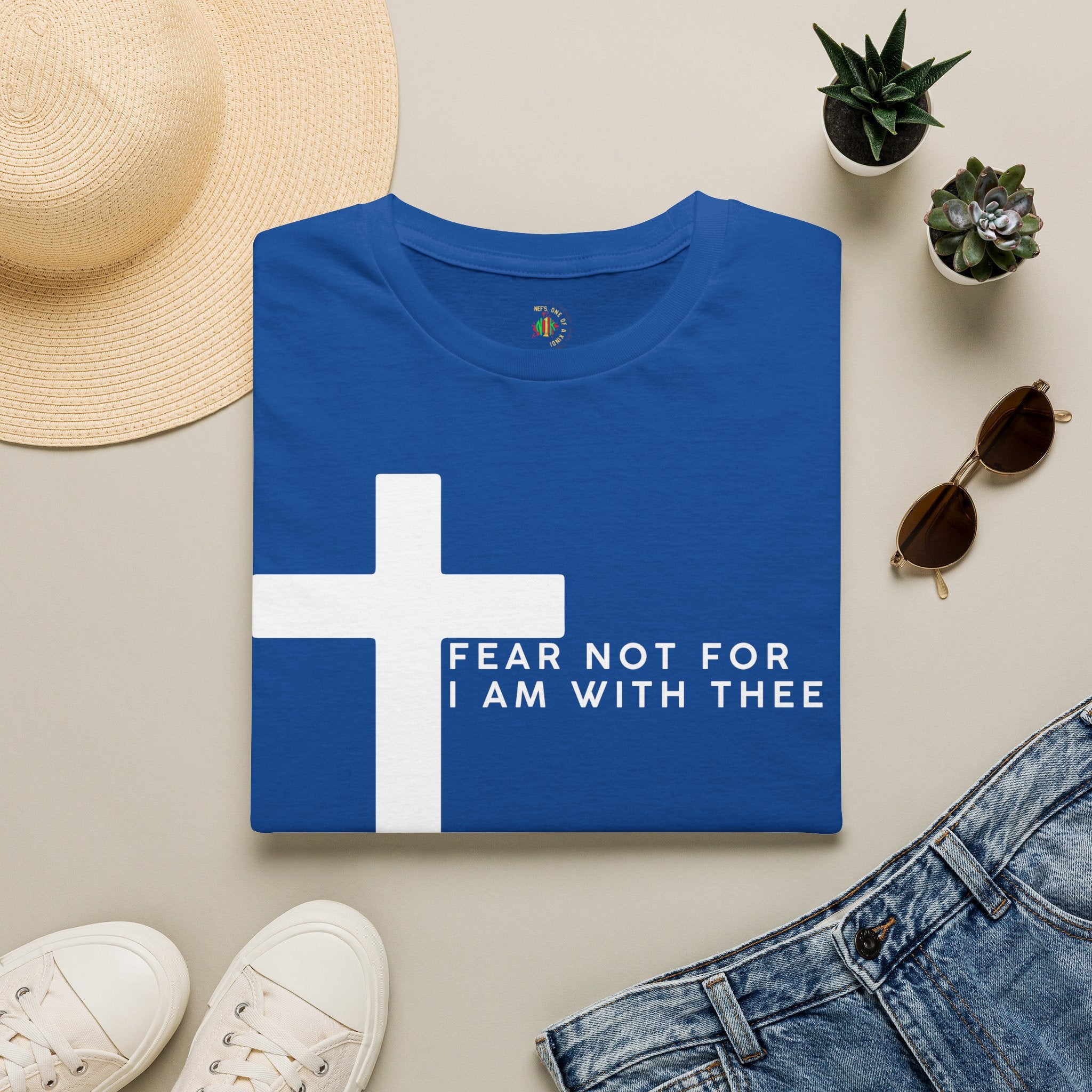 Andy - Another Customized Smile, " Fear Not For I Am With Thee" Unisex Softstyle T-Shirt
