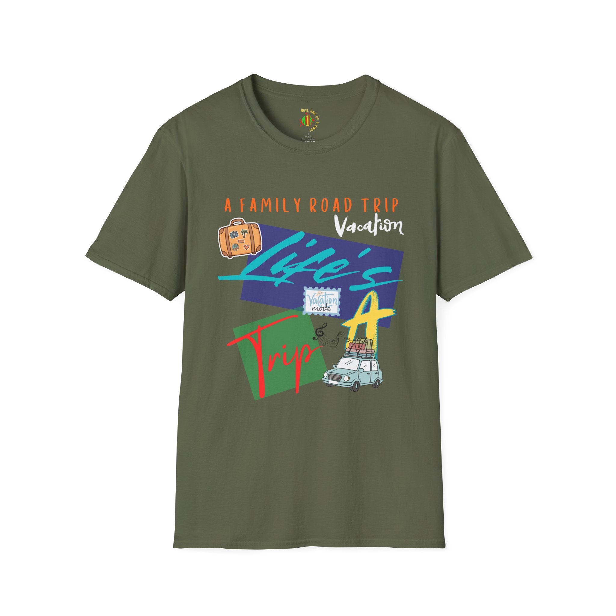 Road Trip T-Shirt — "Life's a Trip" Retro Family Travel Graphic