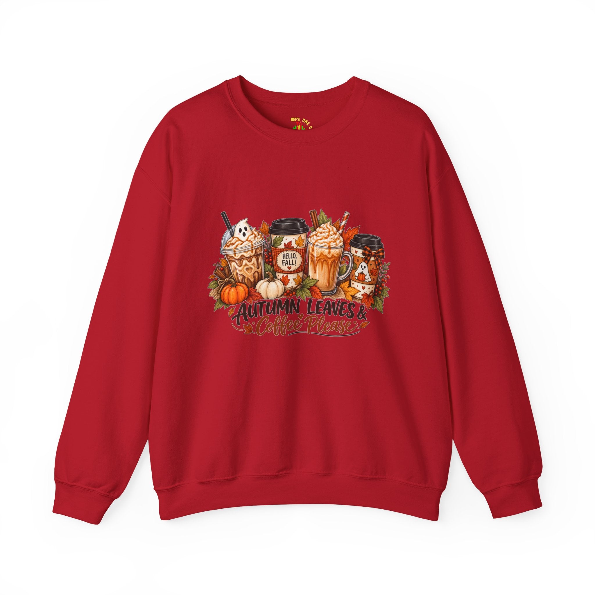 Autumn Leaves & Coffee Please Sweatshirt