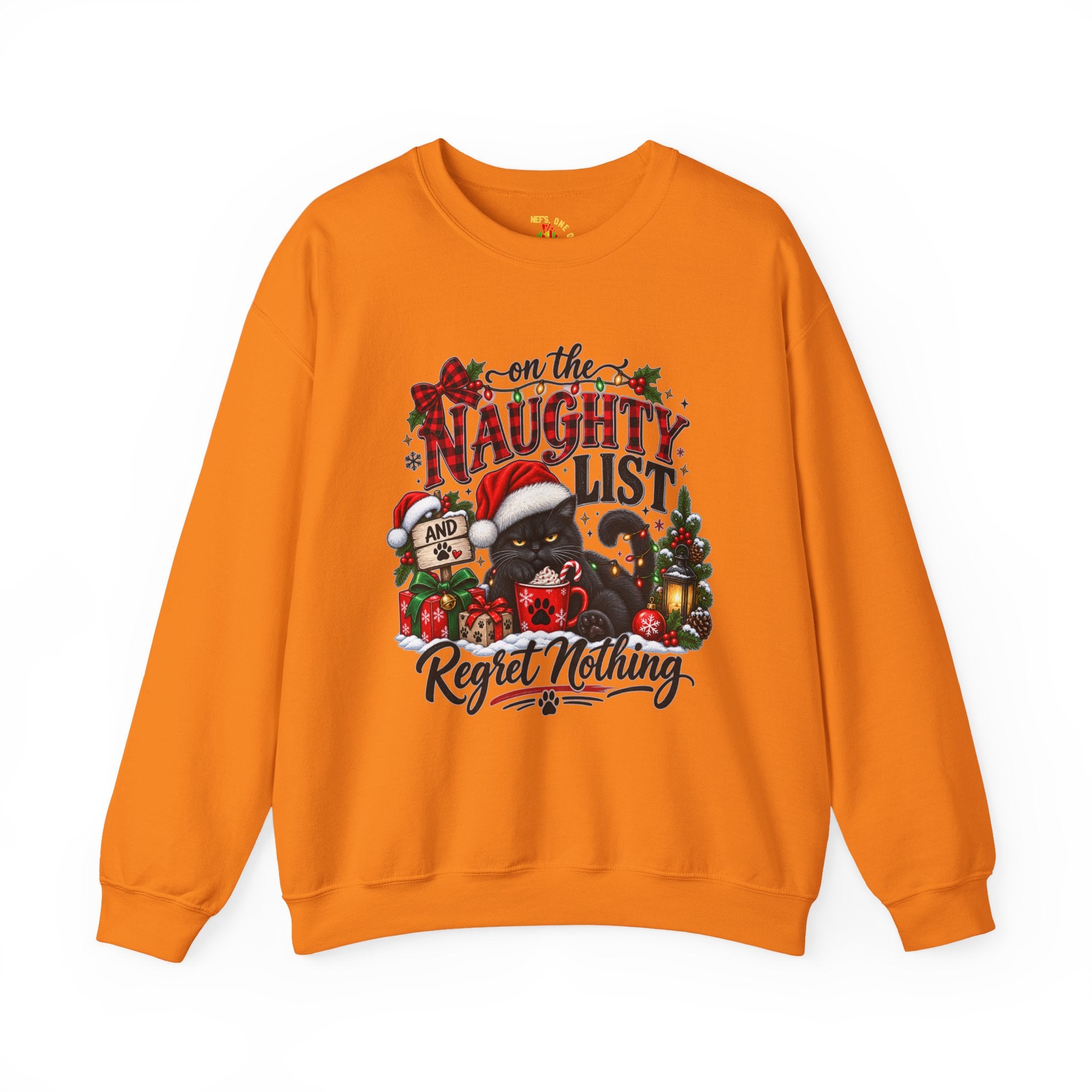 On the Naughty List Christmas Crewneck Sweatshirt