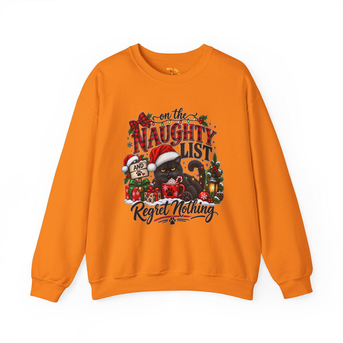 On the Naughty List Christmas Crewneck Sweatshirt