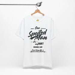 Spoiled Man Graphic Tee - Perfect for Celebrating Special Occasions