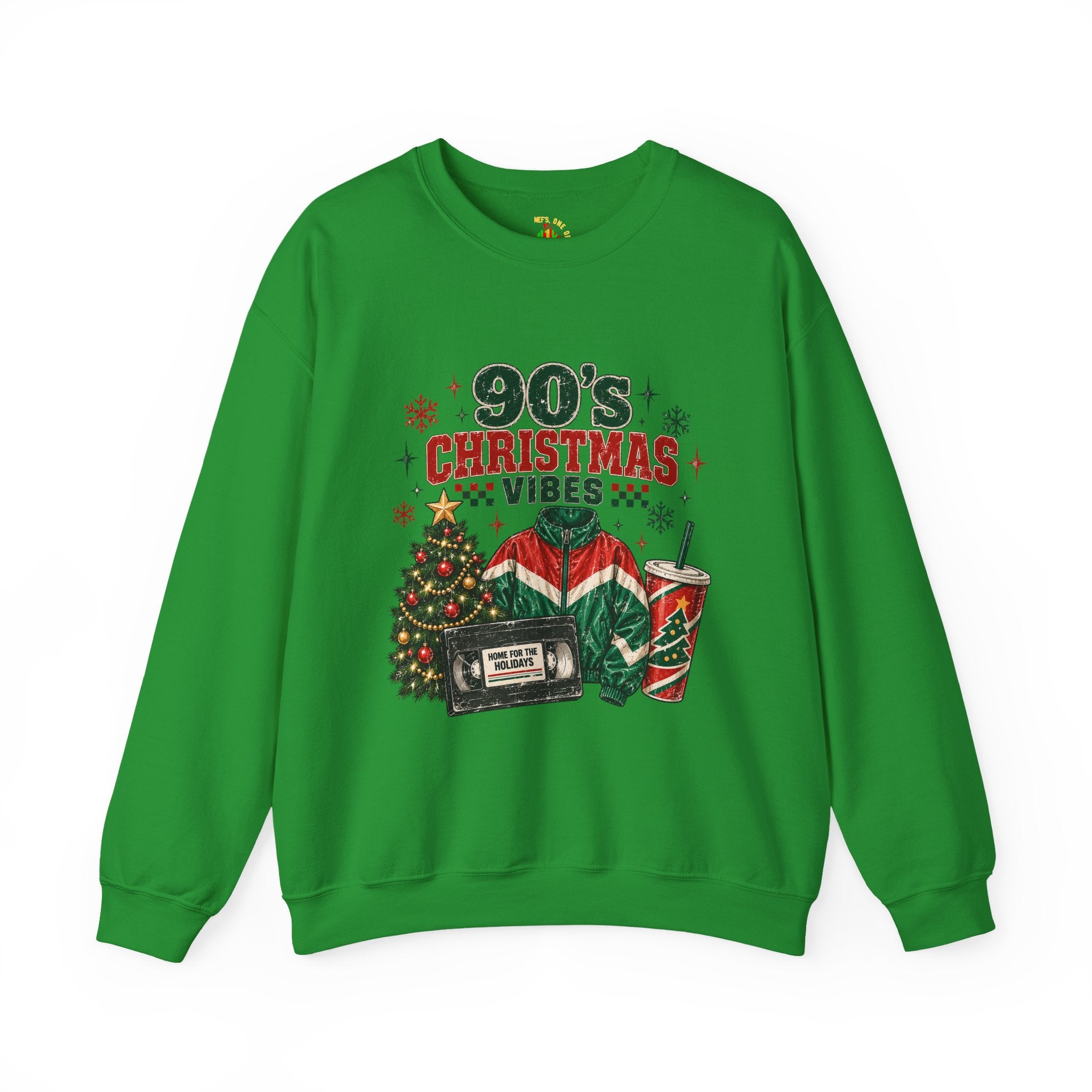 90s Christmas Vibes Crewneck Sweatshirt