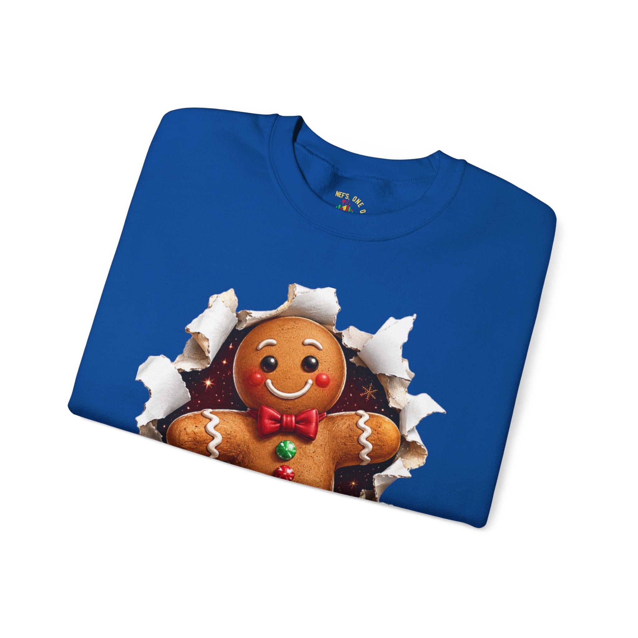 Gingerbread Man Christmas Crewneck Sweatshirt
