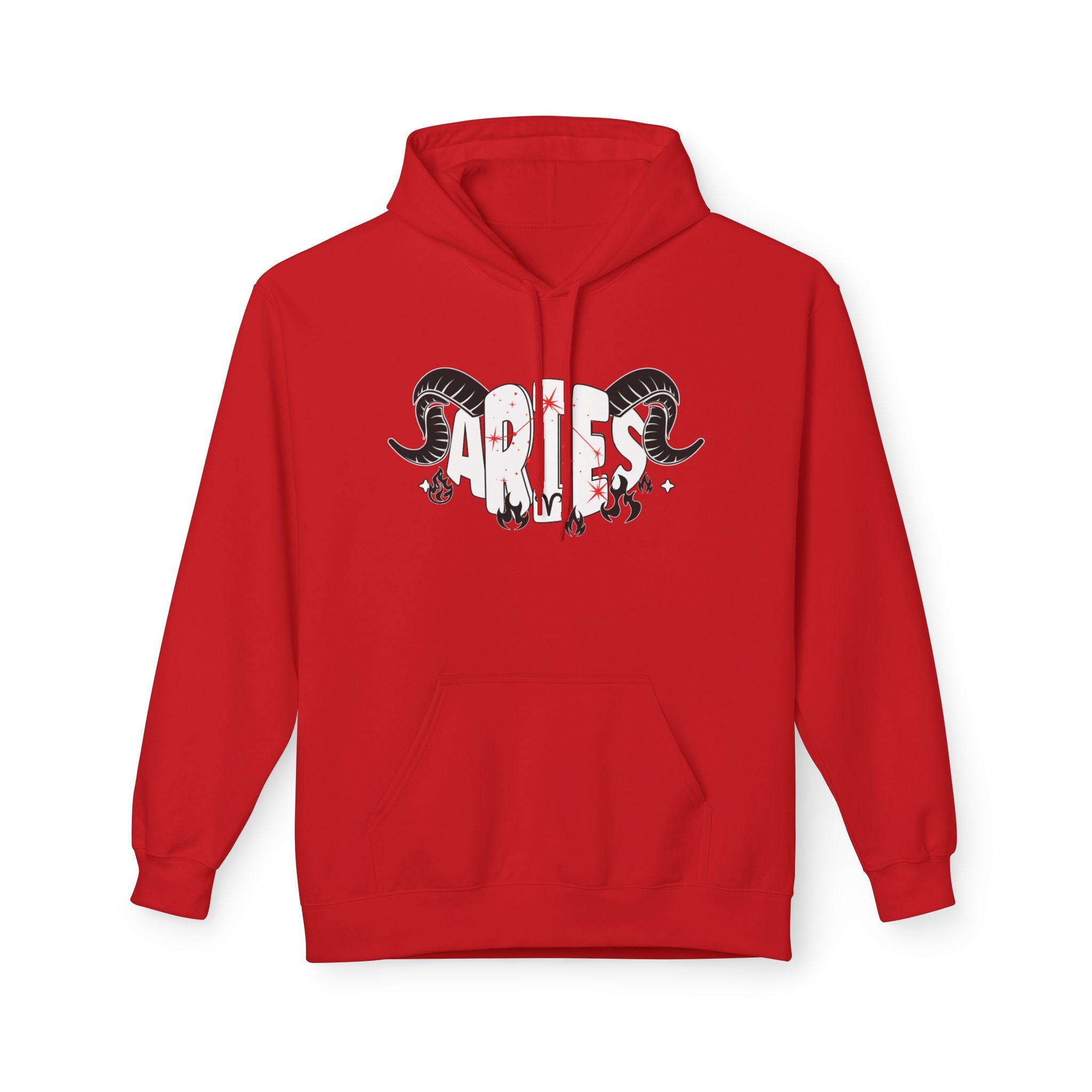 Aries Ram Zodiac Hoodie — Astrological Sign Graphic Pullover