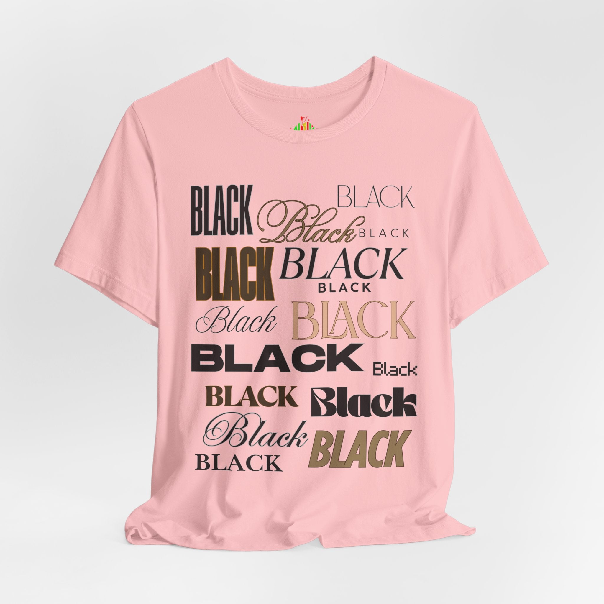 Black Text Unisex Tee, Casual Graphic T-Shirt for Fashion Lovers, Perfect Gift for All Occasions, Streetwear Style, Trendy Top