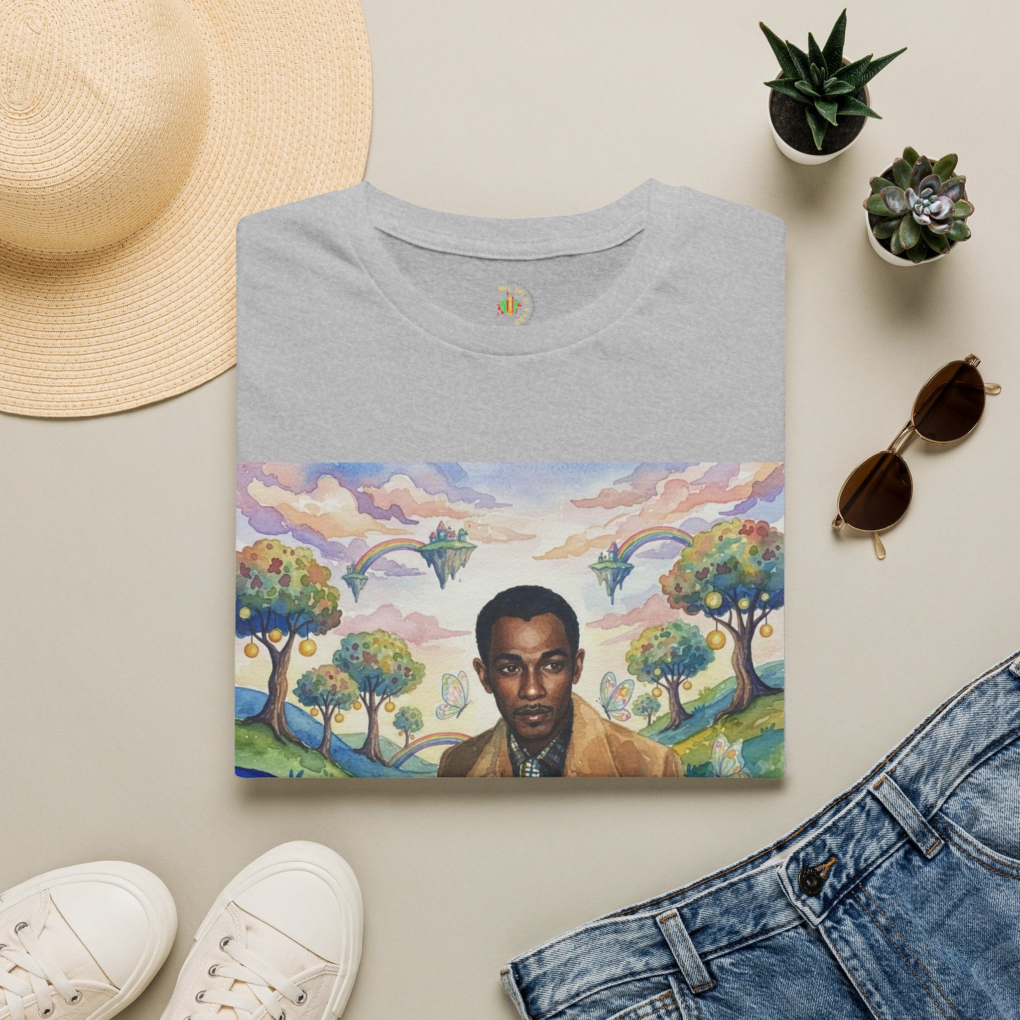 Todd Another Customized Smile Portrait Tee Graphic T-Shirt