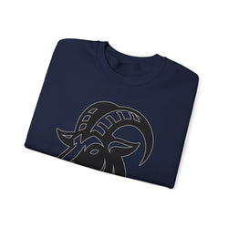 Aries Zodiac Unisex Casual Crewneck Sweatshirt