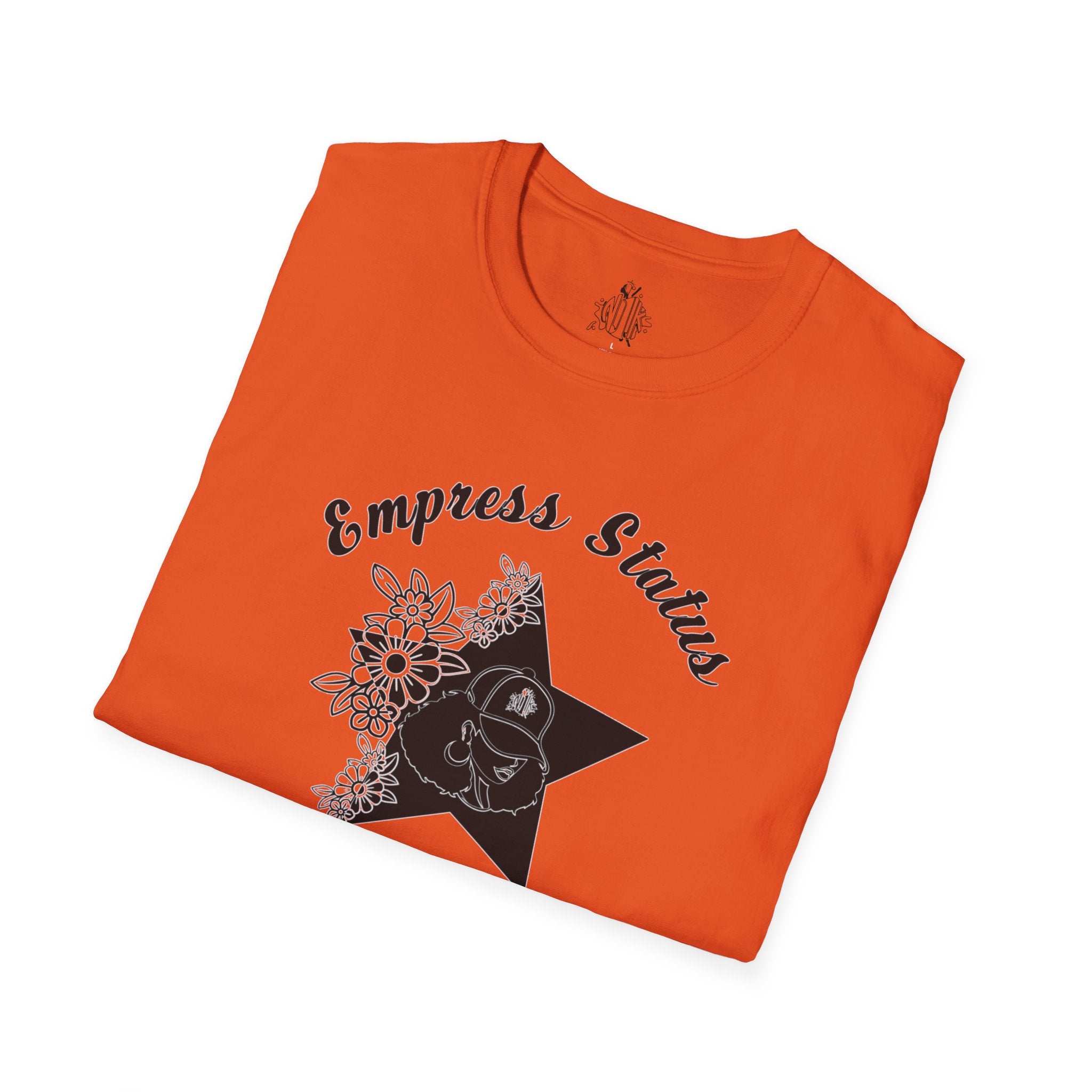 Empress Black Girl Floral Status T-shirt