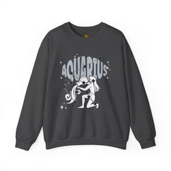 Aquarius Zodiac Casual classic unisex heavy blend crewneck sweatshirt