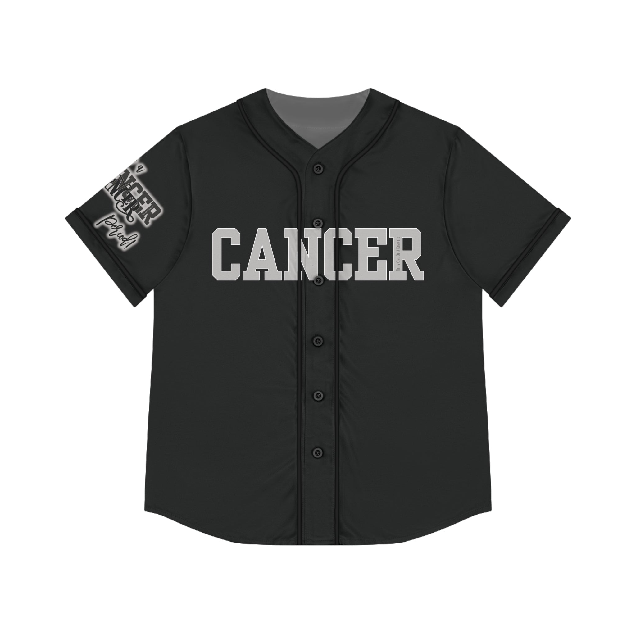 Cancer Zodiac Women's Baseball Jersey, Personalized Jersey, Gift for Her birthday, Sportswear, Fundraising Event Attire