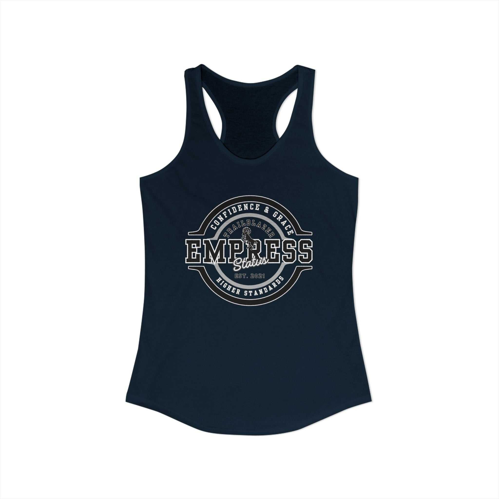 Empress Status Racerback Tank, Women's Fitness Shirt, Gift for Her, CaTank TopEmpress Status Racerback Tank