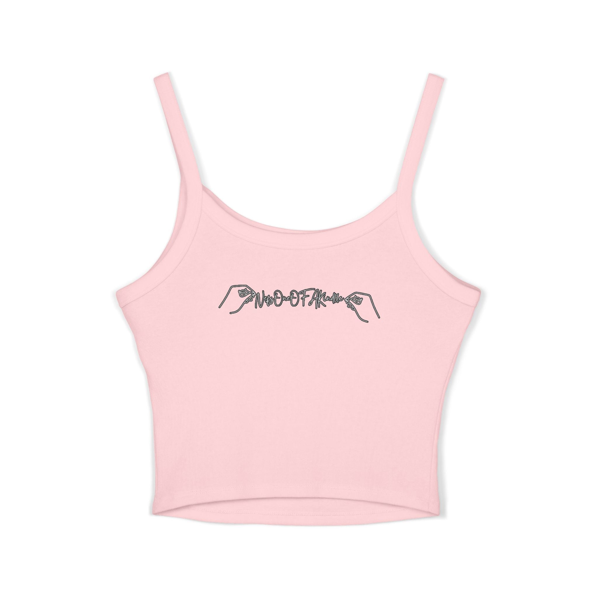 Women's Spaghetti Strap Tank Top with Leo Design, Summer Vacation Top, Zodiac Sign Apparel, Casual Wear, Gift for Astrology Lovers