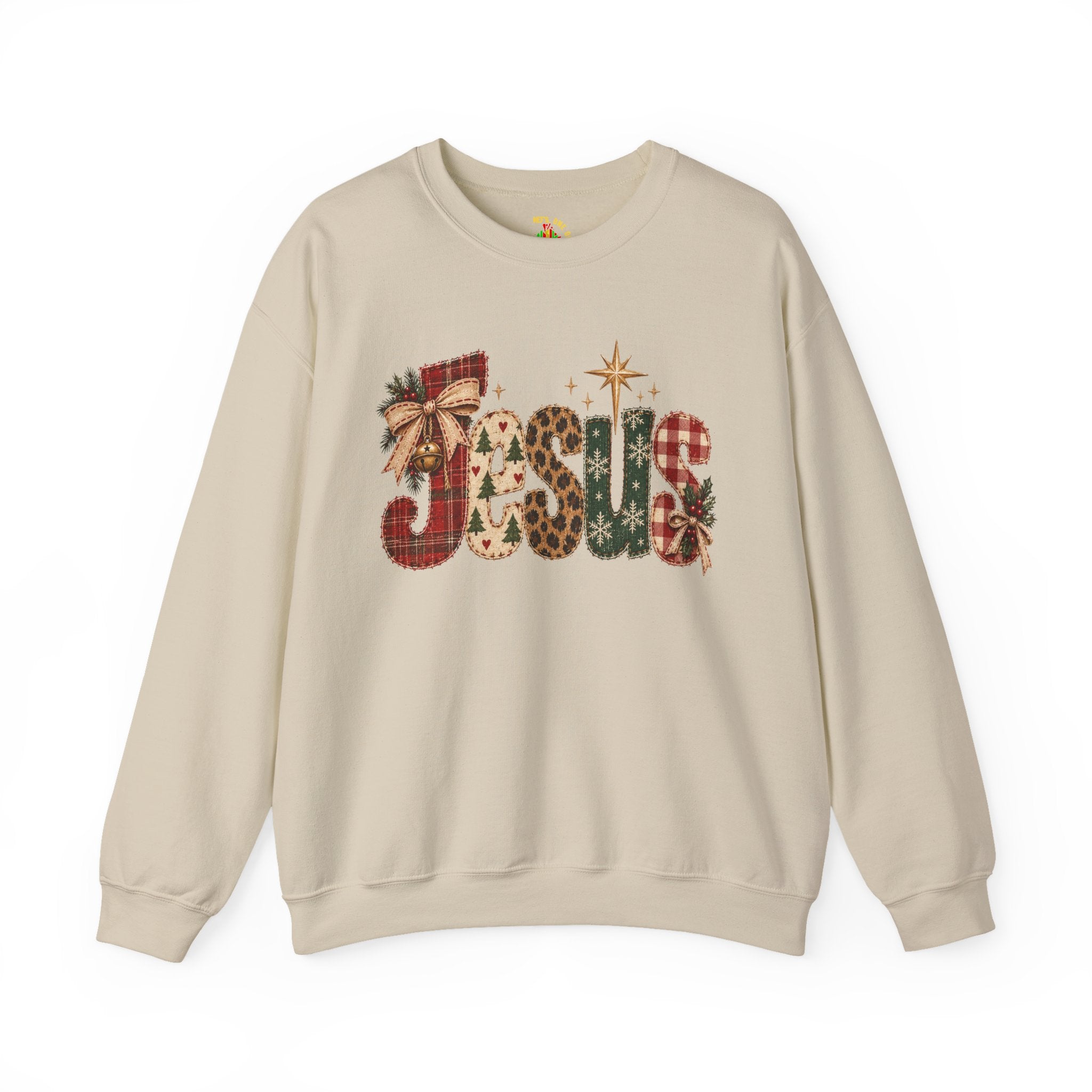 Festive Christmas Reindeer Crewneck Sweatshirt