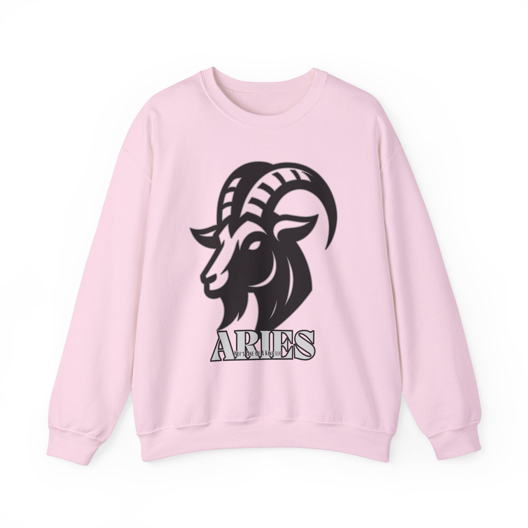 Aries Zodiac Unisex Casual Crewneck Sweatshirt