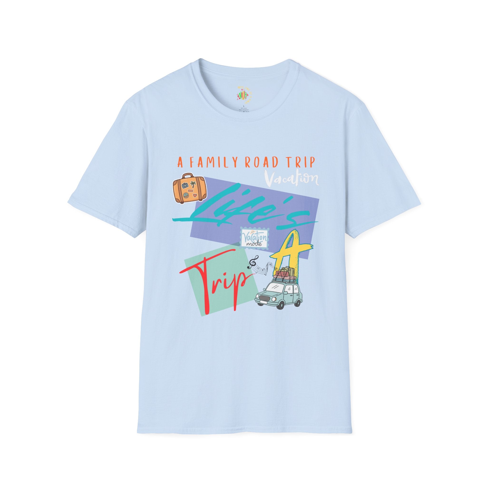 Road Trip T-Shirt — "Life's a Trip" Retro Family Travel Graphic