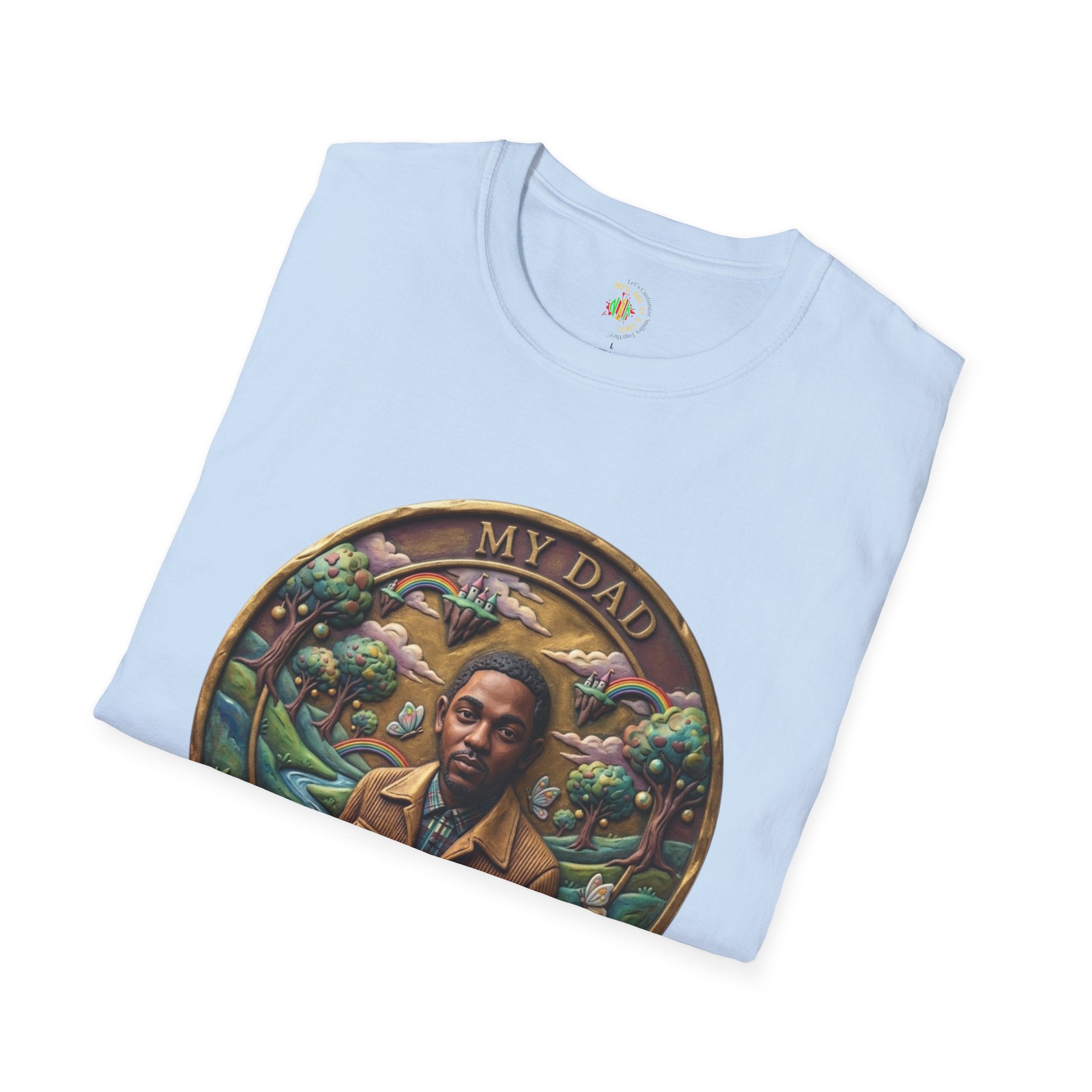 Todd Another Customized My Dad Portrait Coin Tee Graphic T-Shirt