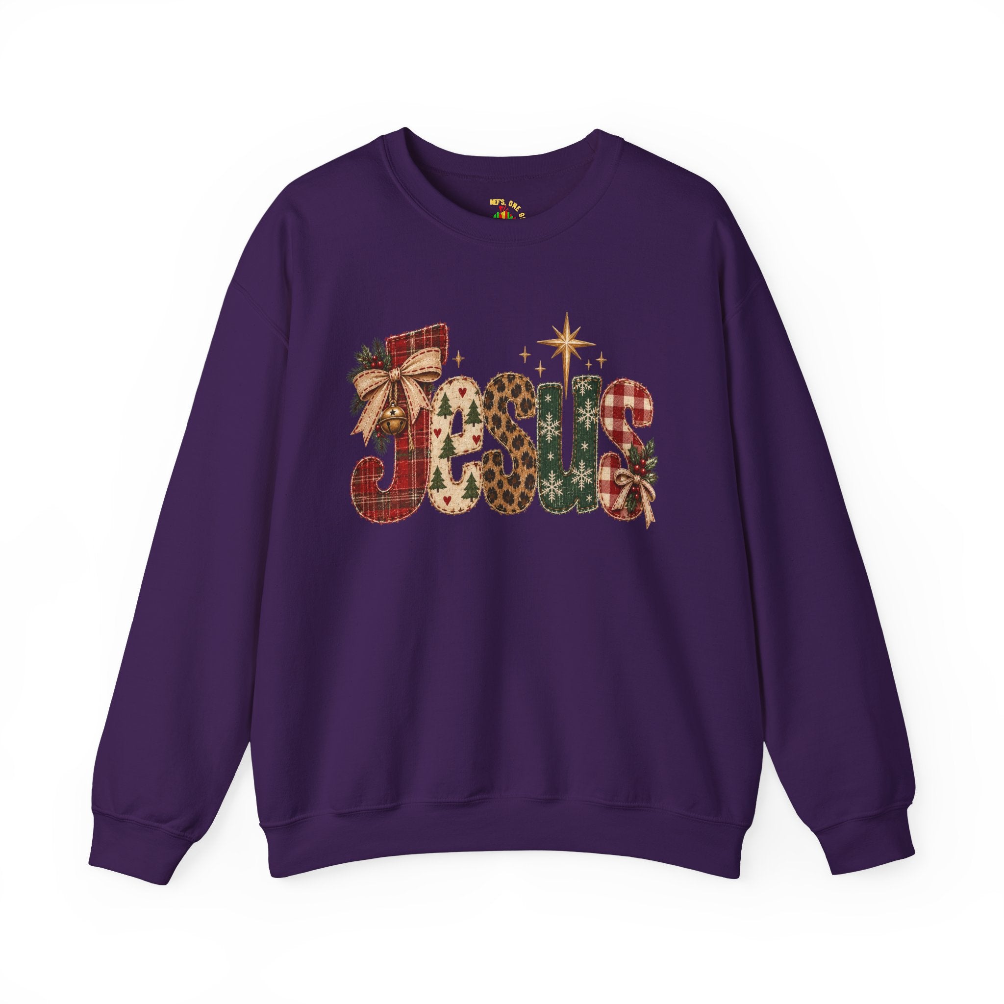 Festive Christmas Reindeer Crewneck Sweatshirt