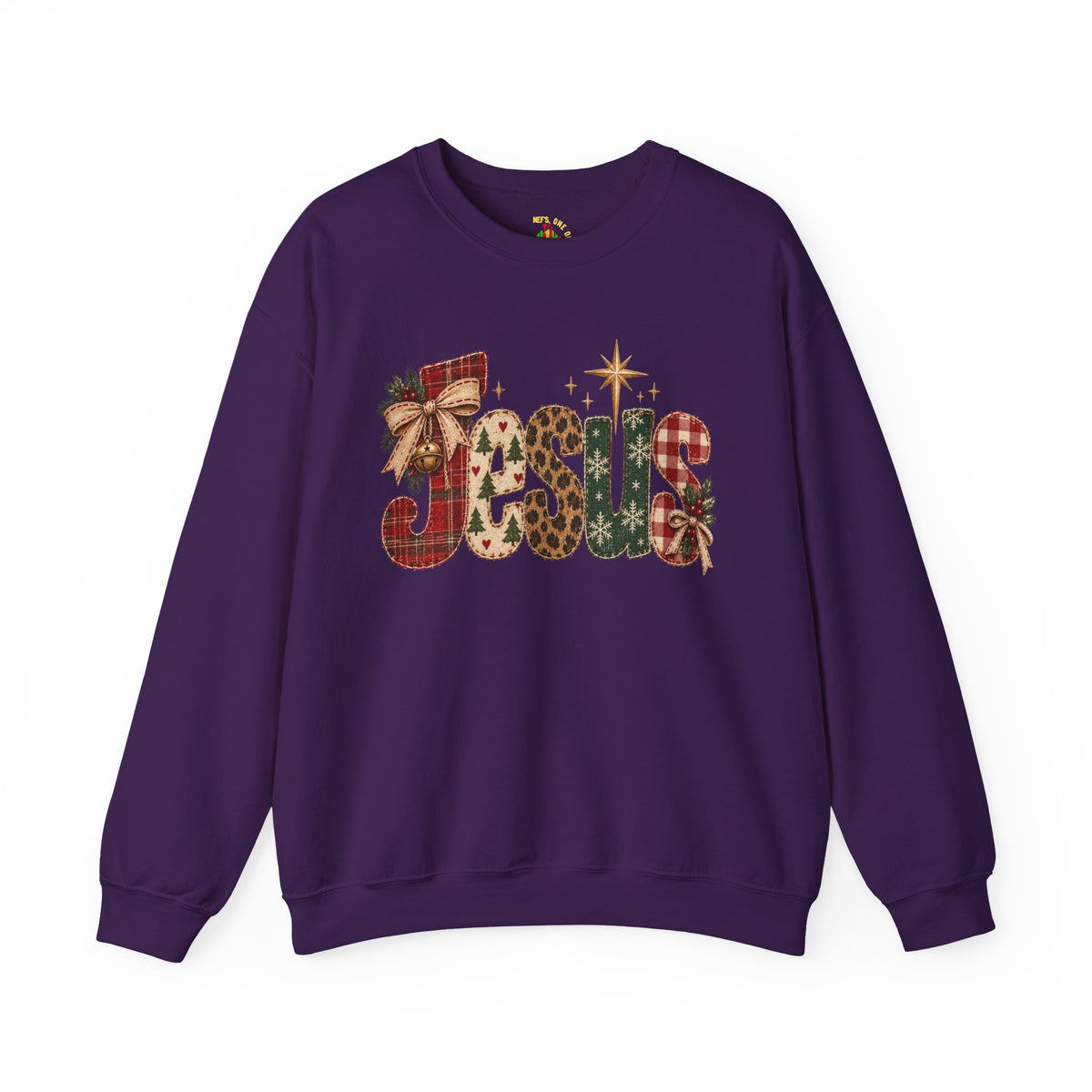 Festive Christmas Reindeer Crewneck Sweatshirt