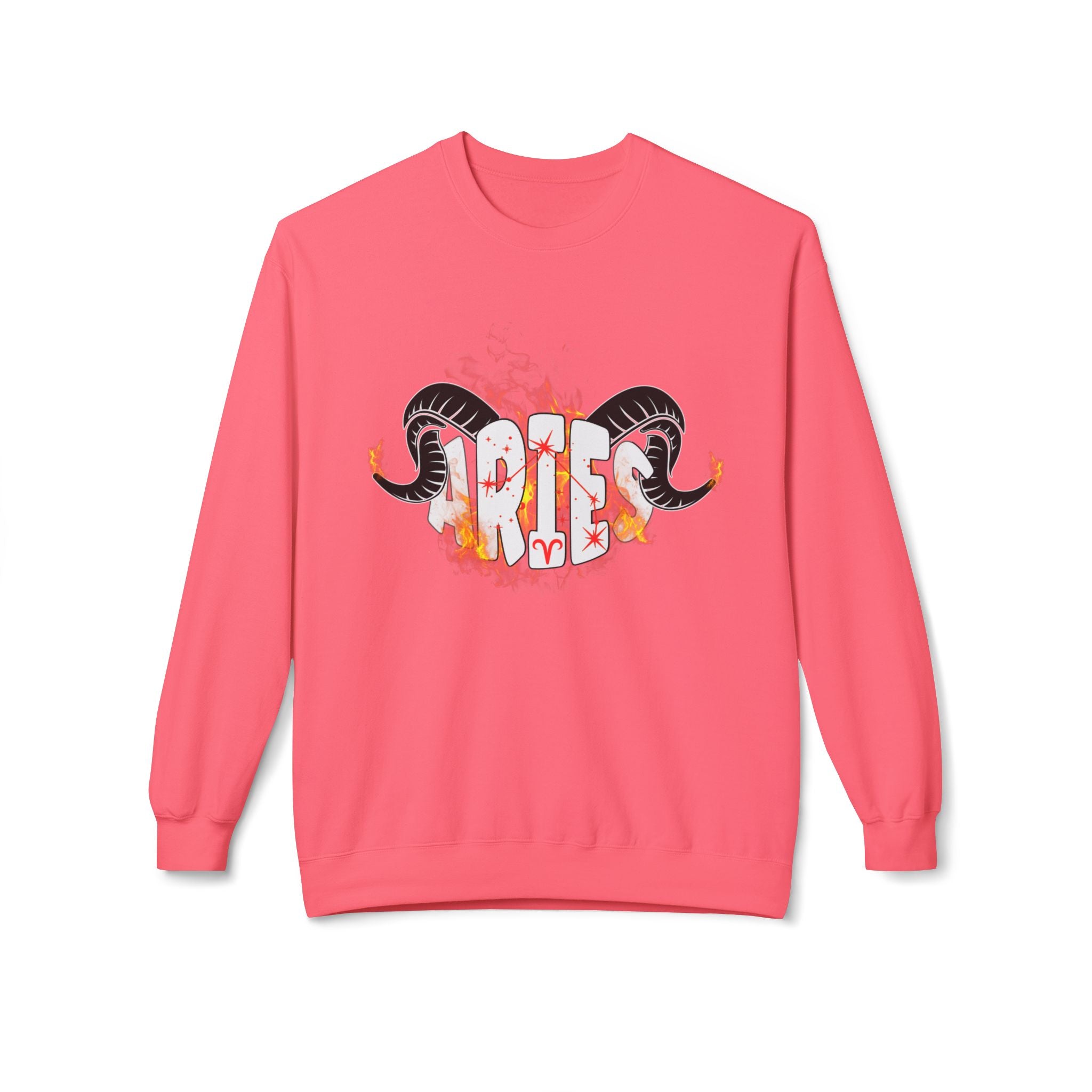 Aries on Fire Unisex Crewneck Sweatshirt