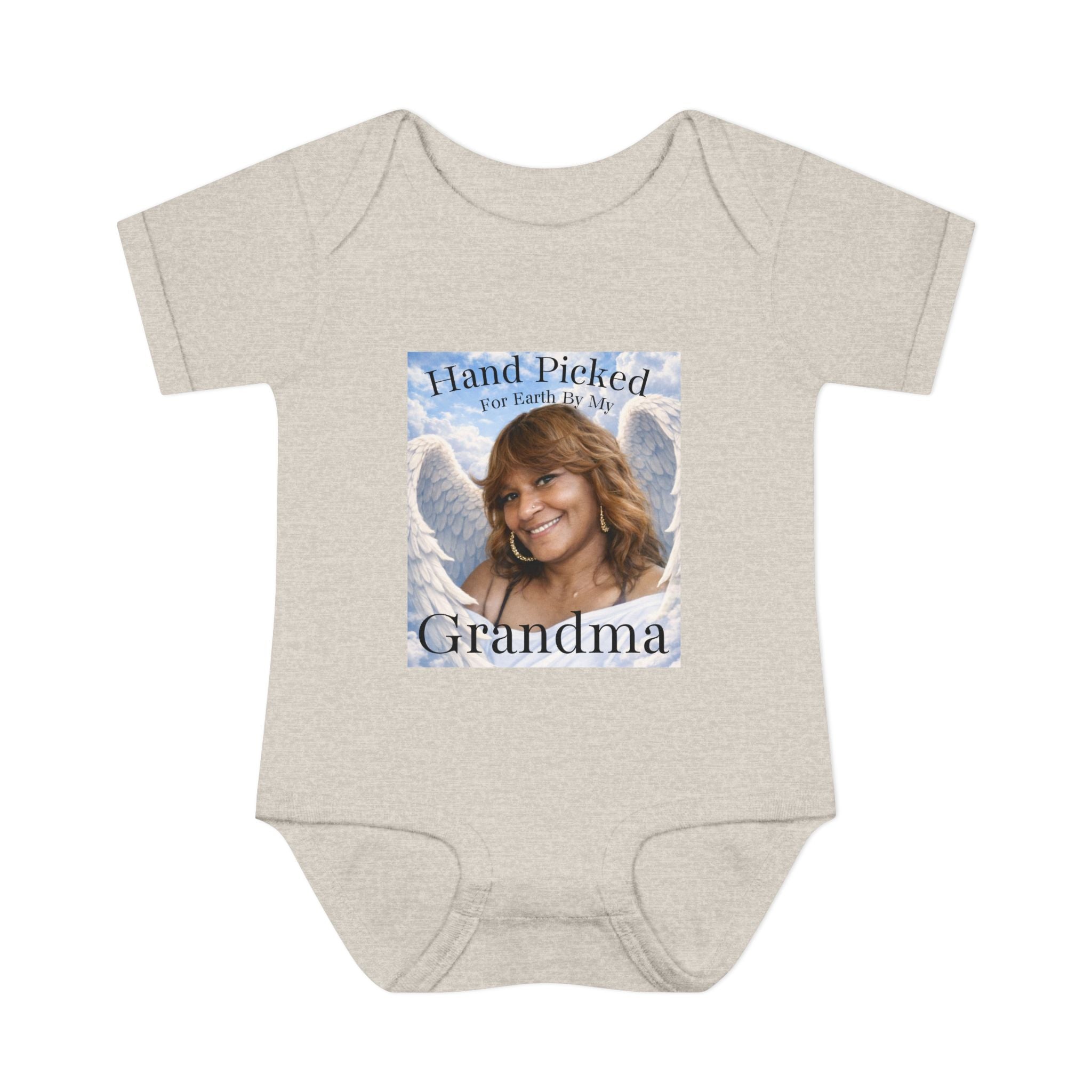 Body da neonato "Scelto per la Terra dalla mia nonna in Cielo" – Tutina commemorativa per neonato