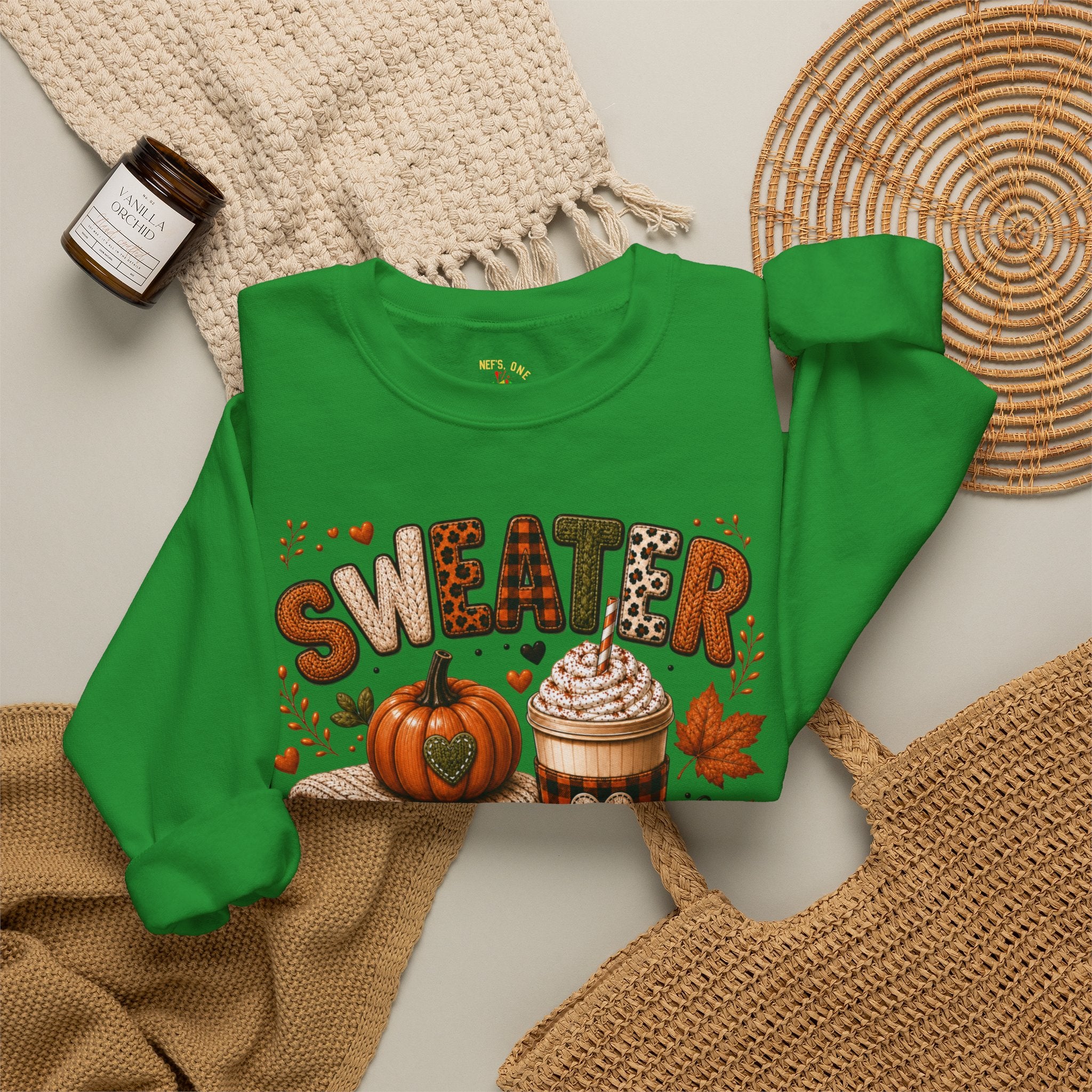 Sweater Weather Autumn Crewneck Sweatshirt