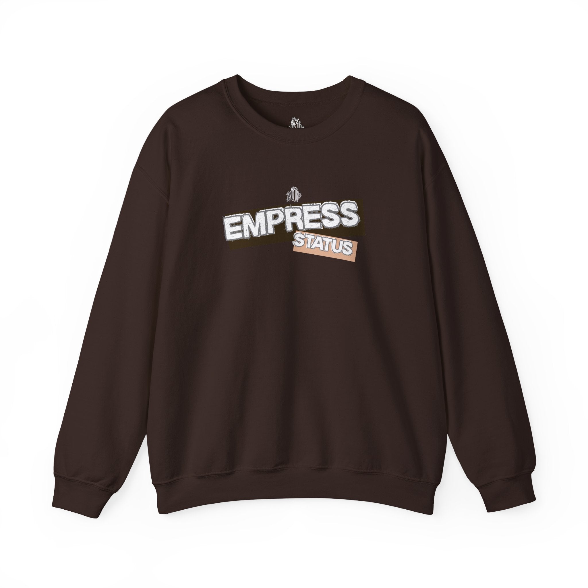 Empress Status Graphic Sweatshirt — Bold Feminine Statement Sweatshirt