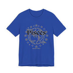 The Pisces Zodiac Unisex Casual Classic Jersey Short Sleeve Tee