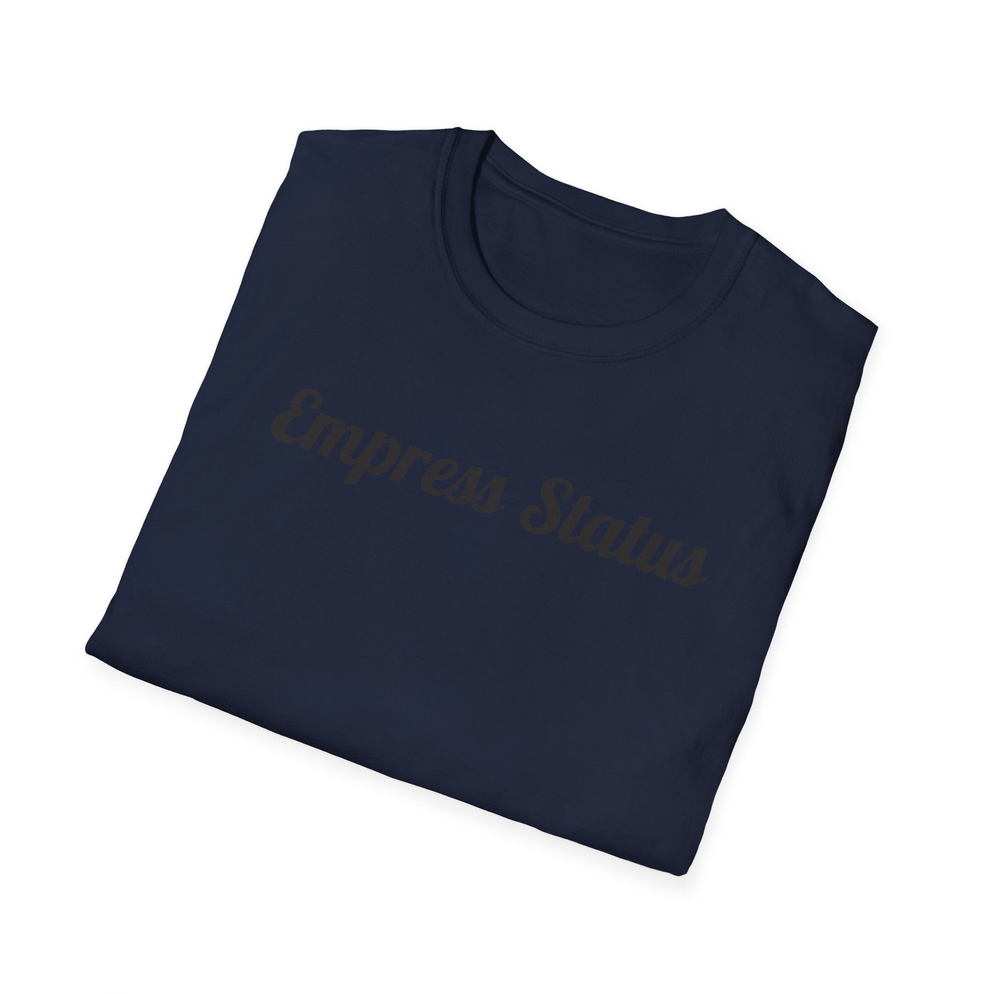 Black Glitter Empress Status Unisex Softstyle T-Shirt