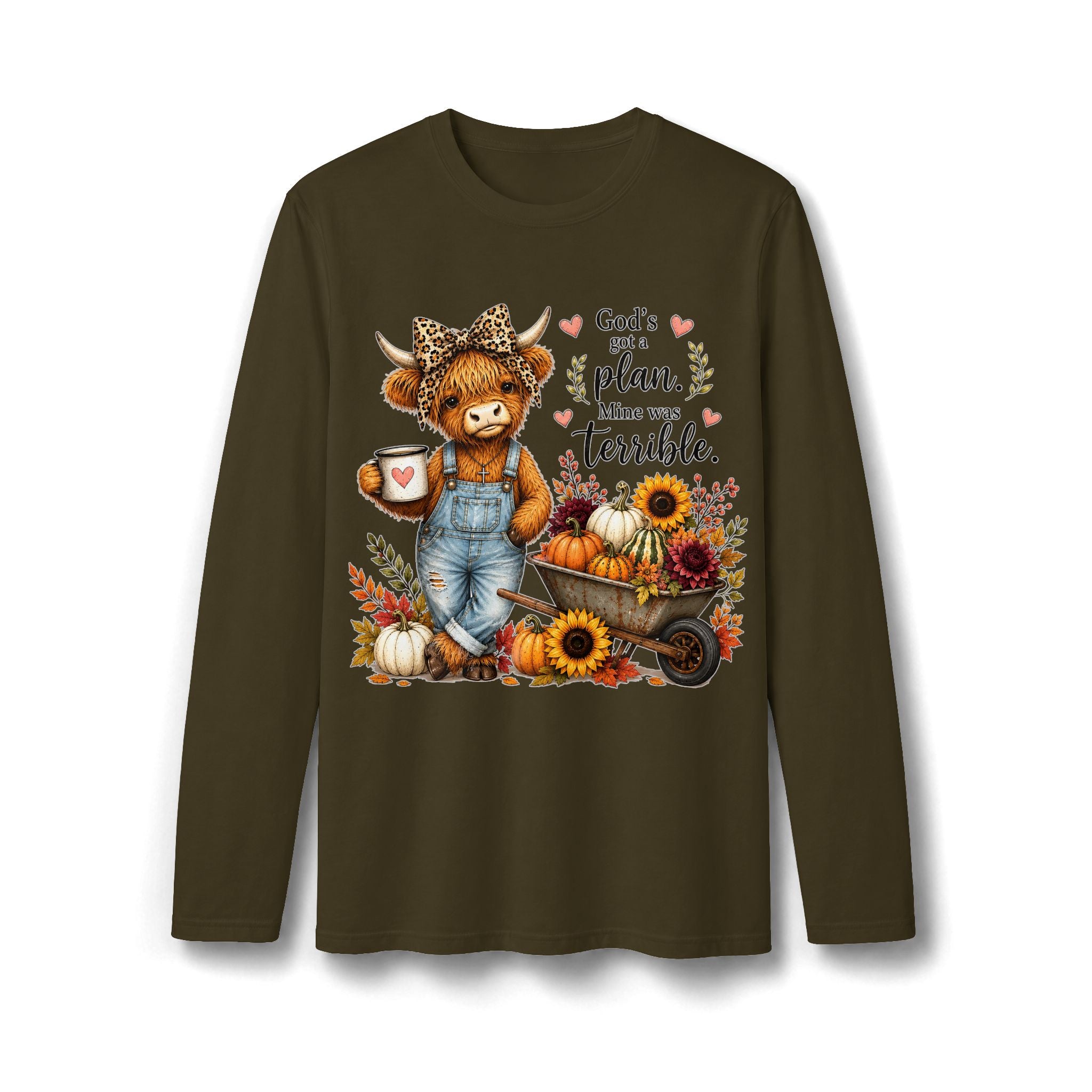 God’s Got a Plan Gingerbread Christmas Long Sleeve T-Shirt