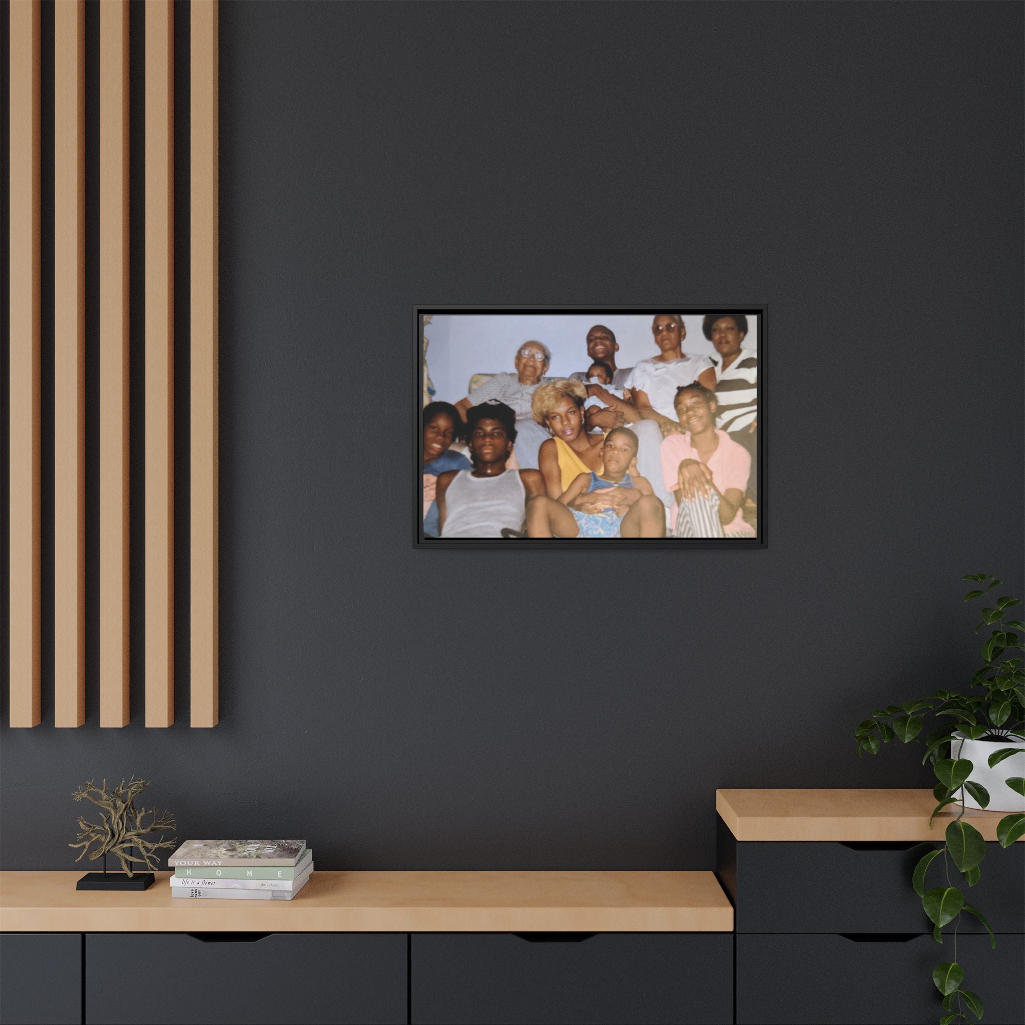 Ccustomizable Framed Canvas — Horizontal Matte Wall Art