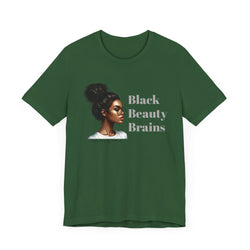 Black, beauty and Brains Sleeve Tee