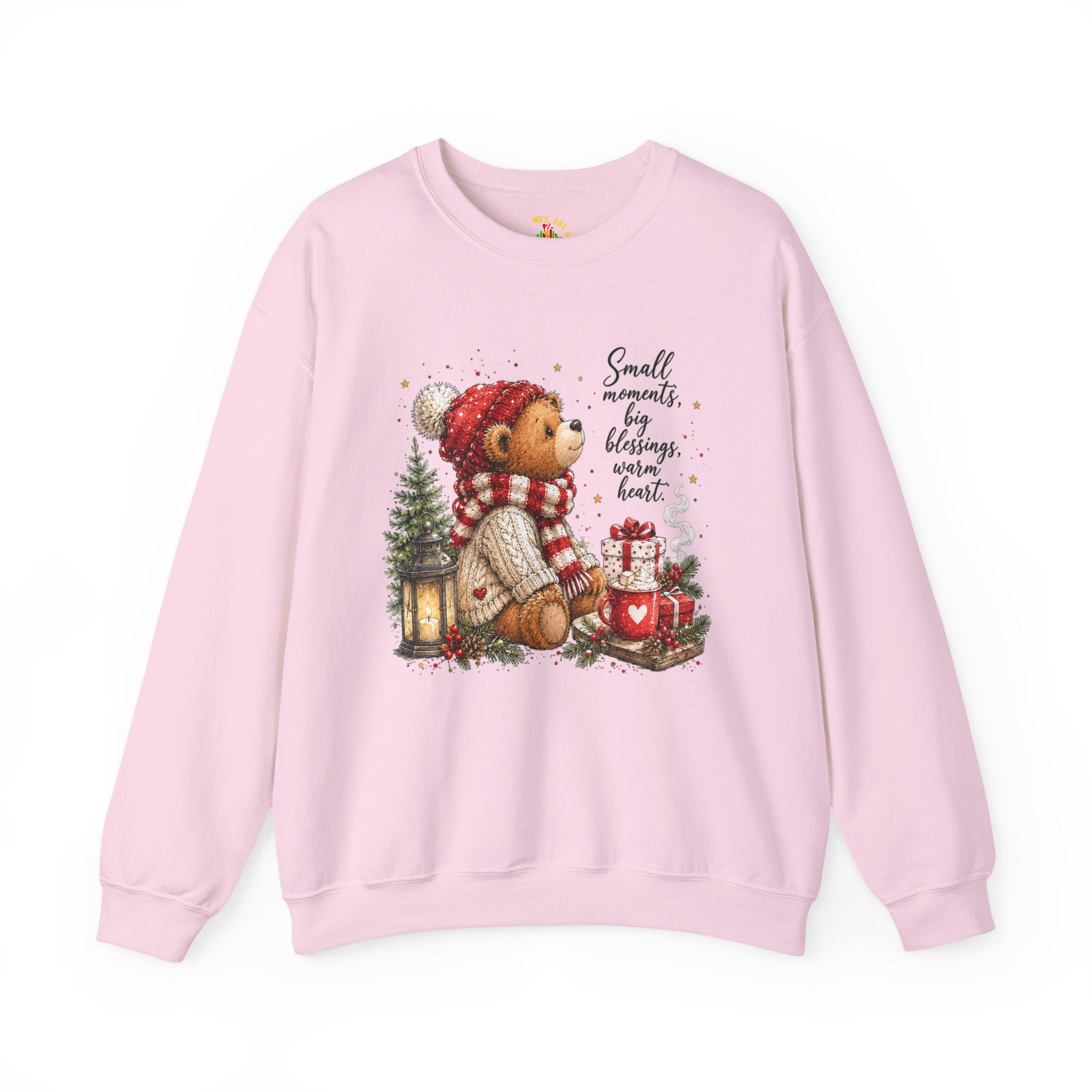 Christmas Bear Crewneck Sweatshirt – Cozy Holiday Teddy Bear Design