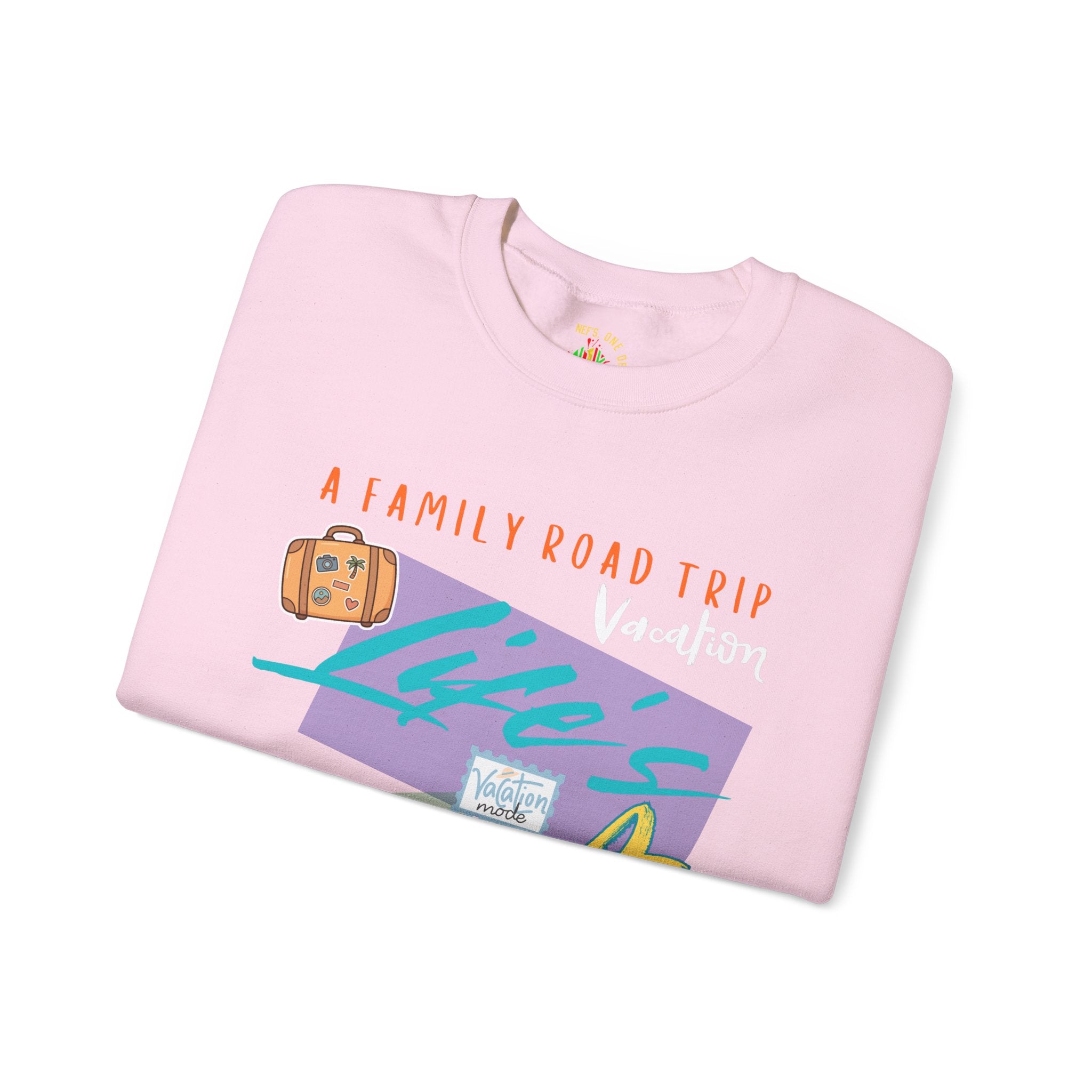 Road Trip T-Shirt — "Life's a Trip" Retro (Enter Family Name) on Back Travel Graphic