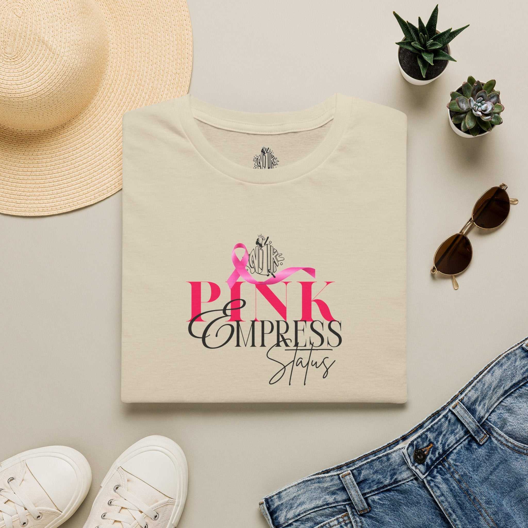 Pink Empress Ladies T-Shirt – 'Pink Empress' Script Graphic