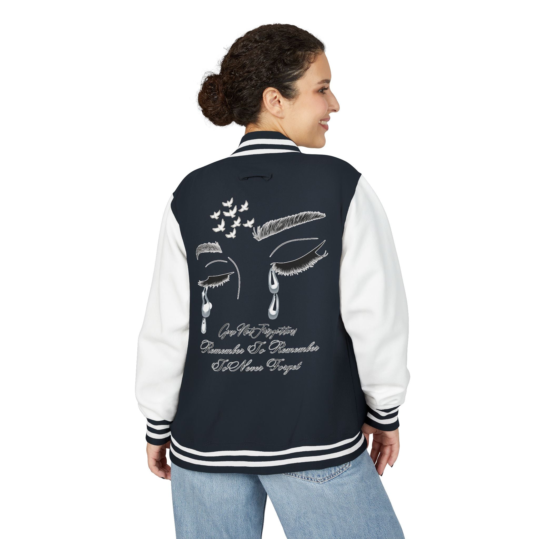 Gone Not Forgotten  ES Heavyweight Letterman Jacket