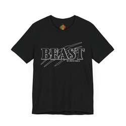 Beast with the Beauty Valentine Casual, Soft Unisex Jersey Short Sleeve Tee