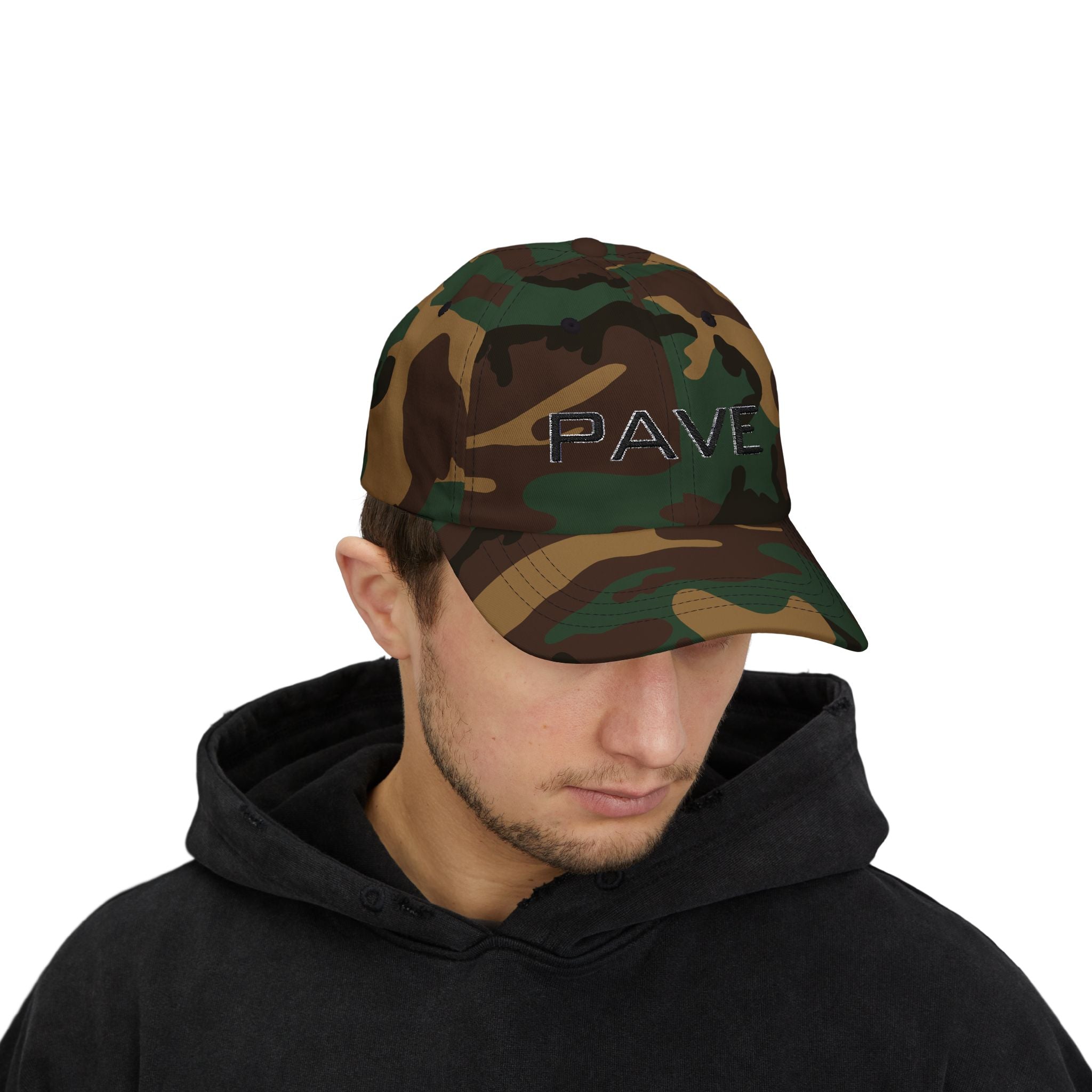 BLK - Dad Cap - Purpose AND Victory Established Stylish PAVE - Perfect Gift for Dads